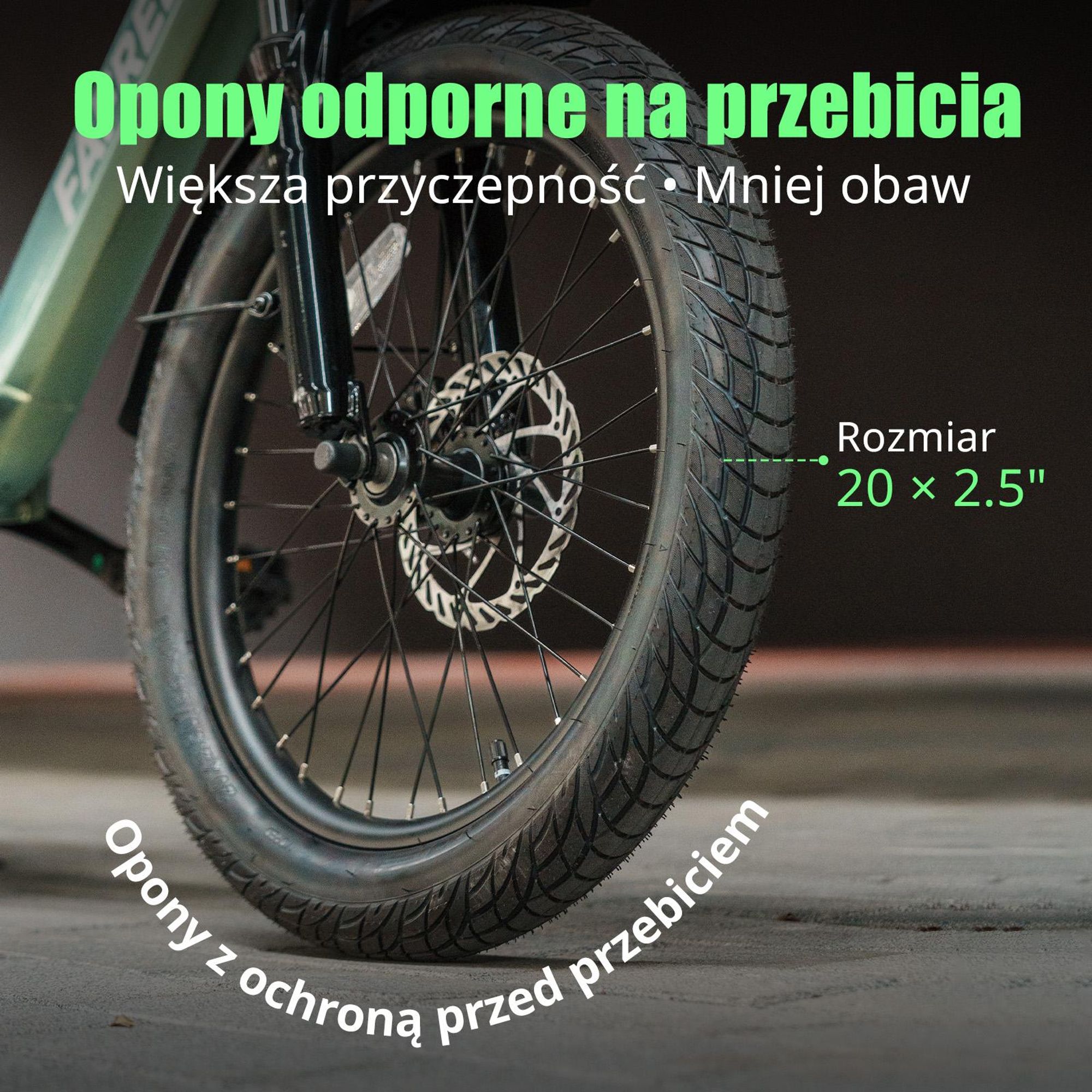 Rower elektryczny FAFREES F20 Flex – silnik 250 W, akumulator 36 V 20 Ah, zasięg 75–100 km, mechaniczne hamulce tarczowe – Kolor Czarny Metaliczny
