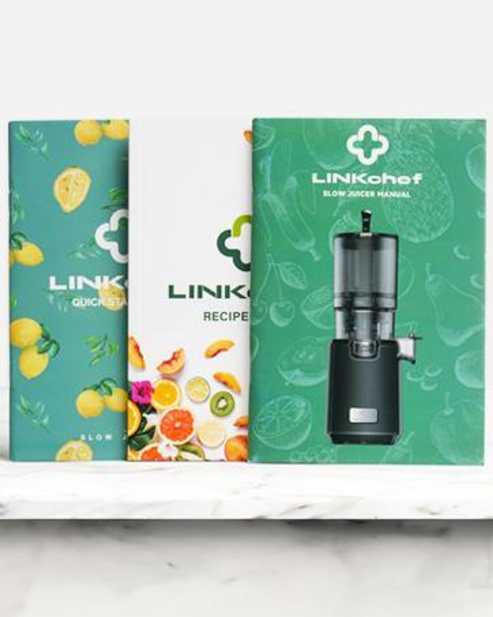 Wyciskarka wolnoobrotowa LINKChef SJ-052-EU-BL, pojemność 1,8 l, odpowiednia do warzyw i owoców, wyposażona w potrójny system filtracji, czarna