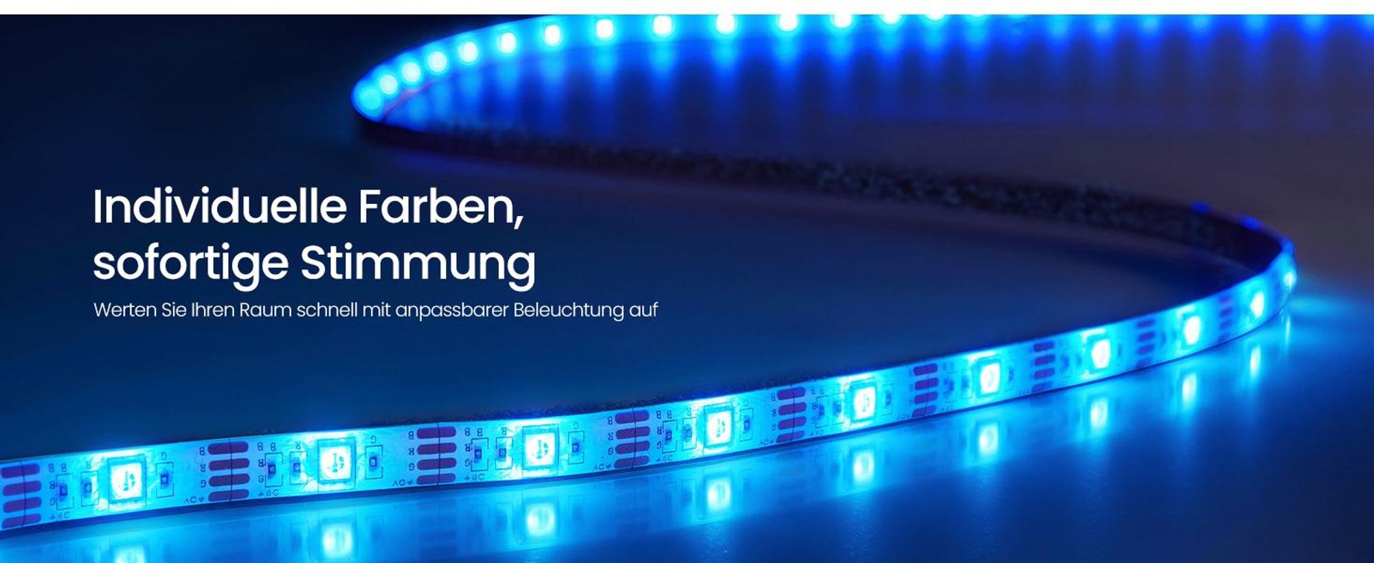 VASAGLE Bettrahmen 140 x 200 cm, mit LED-Beleuchtung, Bettgestell, schwebender Effekt, Steckdosenleiste, grau
