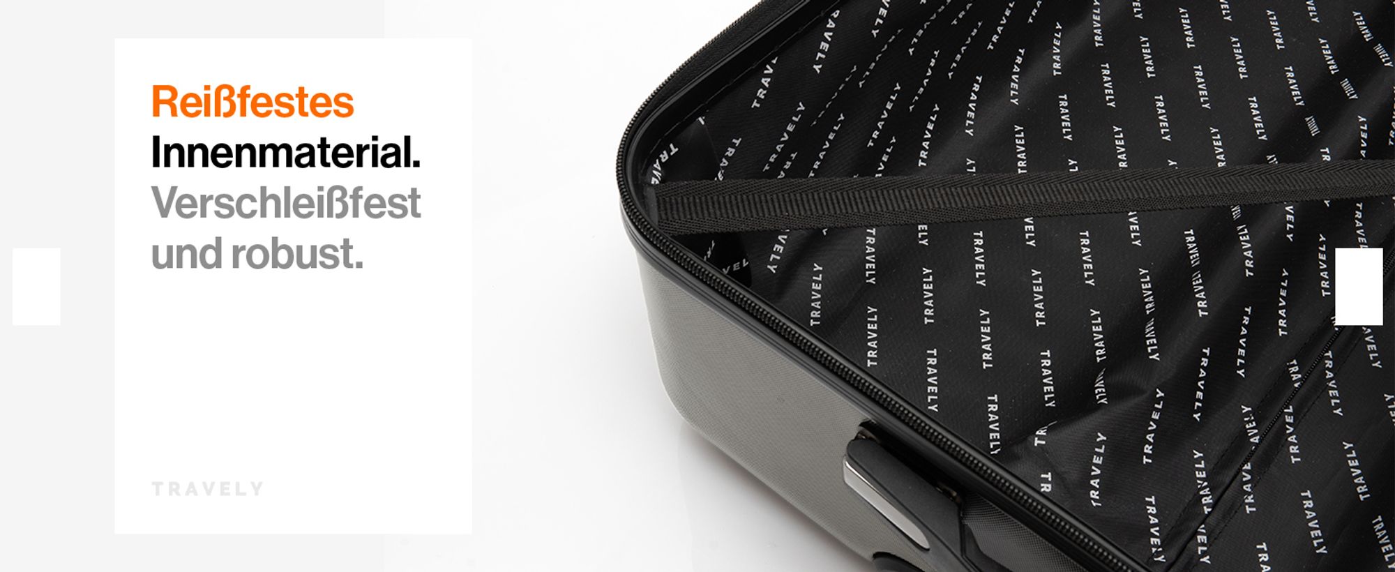 Travely Polycarbonat Koffer Groß 67cm L - 60L Innenvolumen - sehr robuster Hartschalen Koffer mit sanften Rollen & TSA Schloss, Reisekoffer, Koffer & Trolleys, Reisekoffer mit Rollen