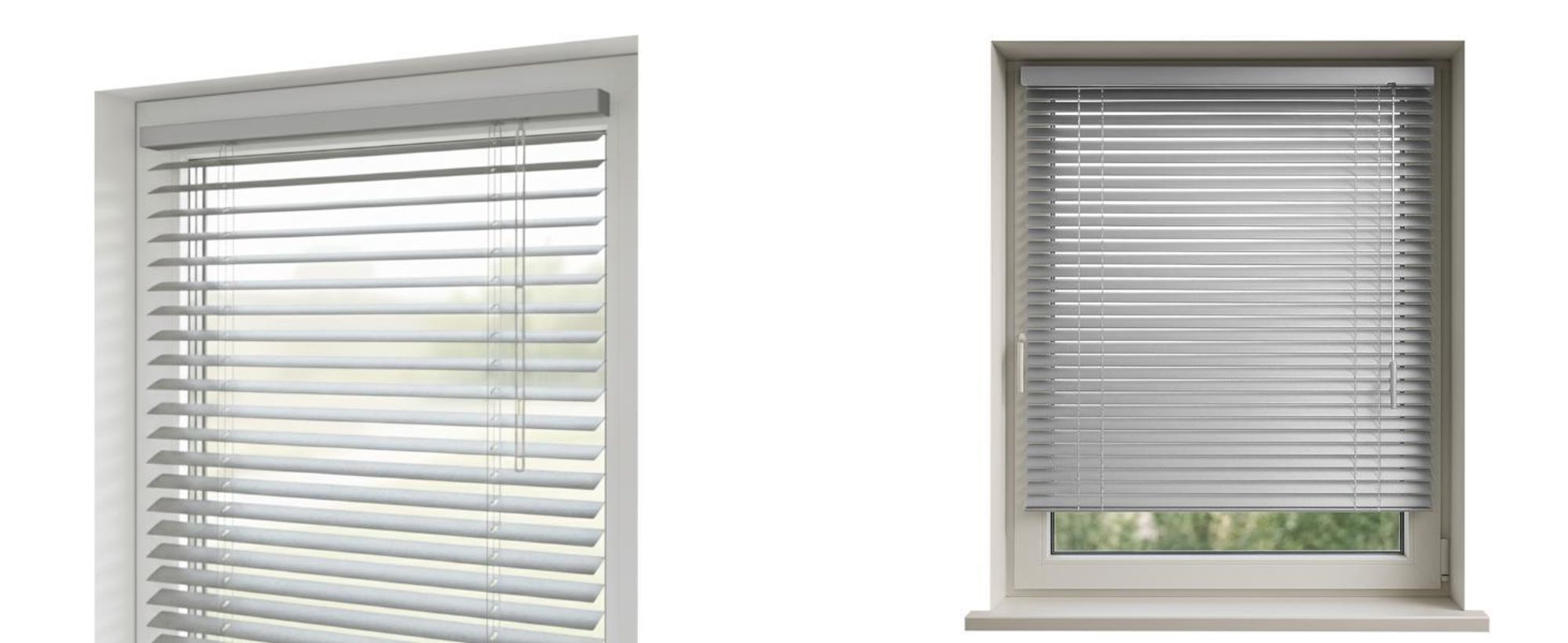 110x130 cm Jalousien Fenster ohne Bohren Innen Weiß 25 mm Montage-Teile Inklusive Klemmhaltern Klemmfix Wand- oder Deckenmontage Sonnenschutz