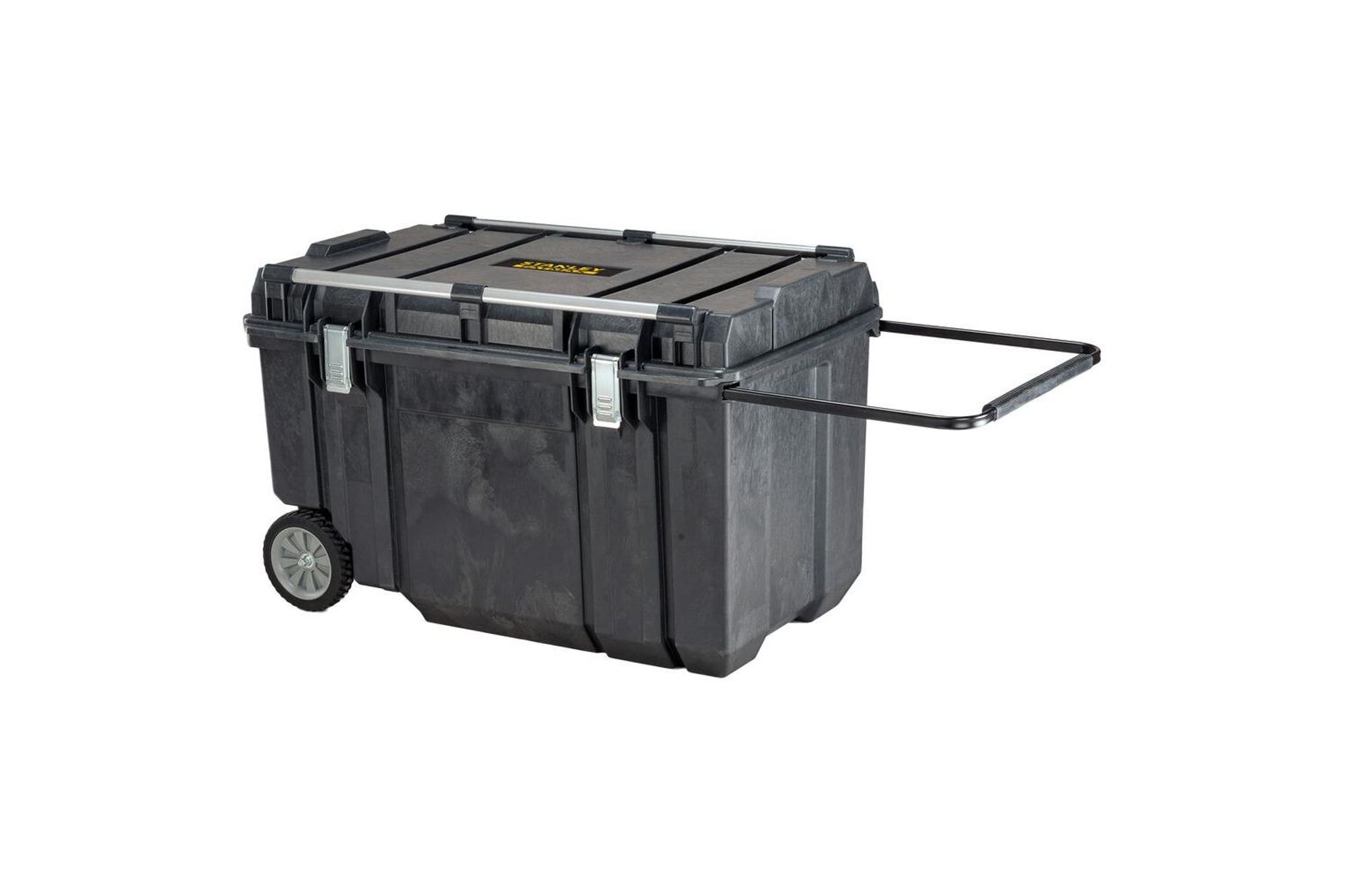 Stanley FATMAX MOBILE MONTAGEBOX 240L, Schwarz, Aluminium, Kunststoff, Kratzresistent, Schockresistent, Wasserfest, 990 mm, 590 mm, 620 mm