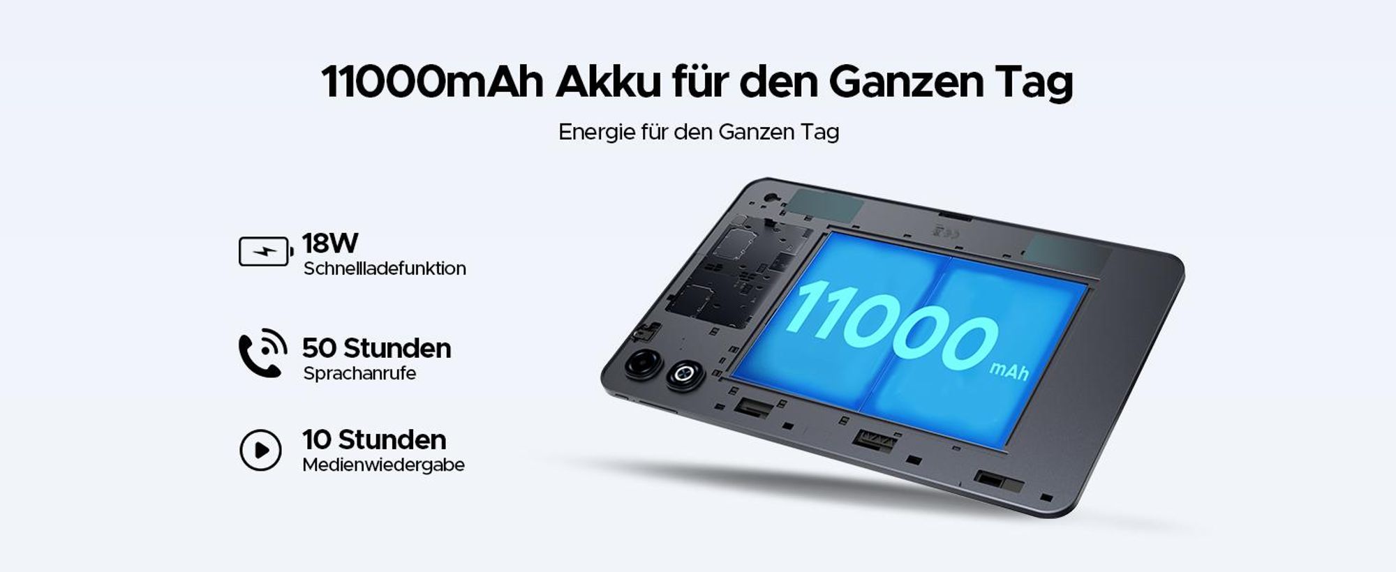 DOOGEE Tab G6 Max Tablet,Android 16, 13,4 Zoll, 32(6+26)GB+256GB/2TB TF, 4G LTE, 90Hz,11000mAh/18W,Widevine L1, 5G WiFi