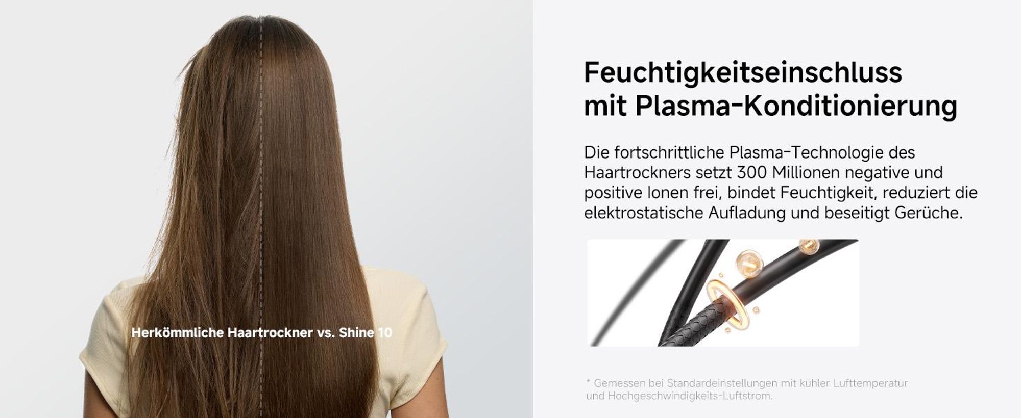 MOVA SHINE 10 Profi Ionen-Haartrockner, Hair Dryer mit 110.000 U/min Motor, leiser Schnellföhn, Warm- & Kaltluft, Plasma-Technologie, kompakt für Reis