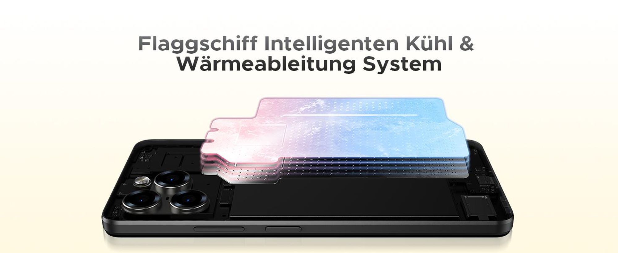 DOOGEE Note 58 Smartphone Handy, Android 16, 6,75" 90Hz, 6250mAh Akku, 32GB RAM+128GB ROM, 4G, 16MP, NFC, Gesichtserkennung, ohne Vertrag