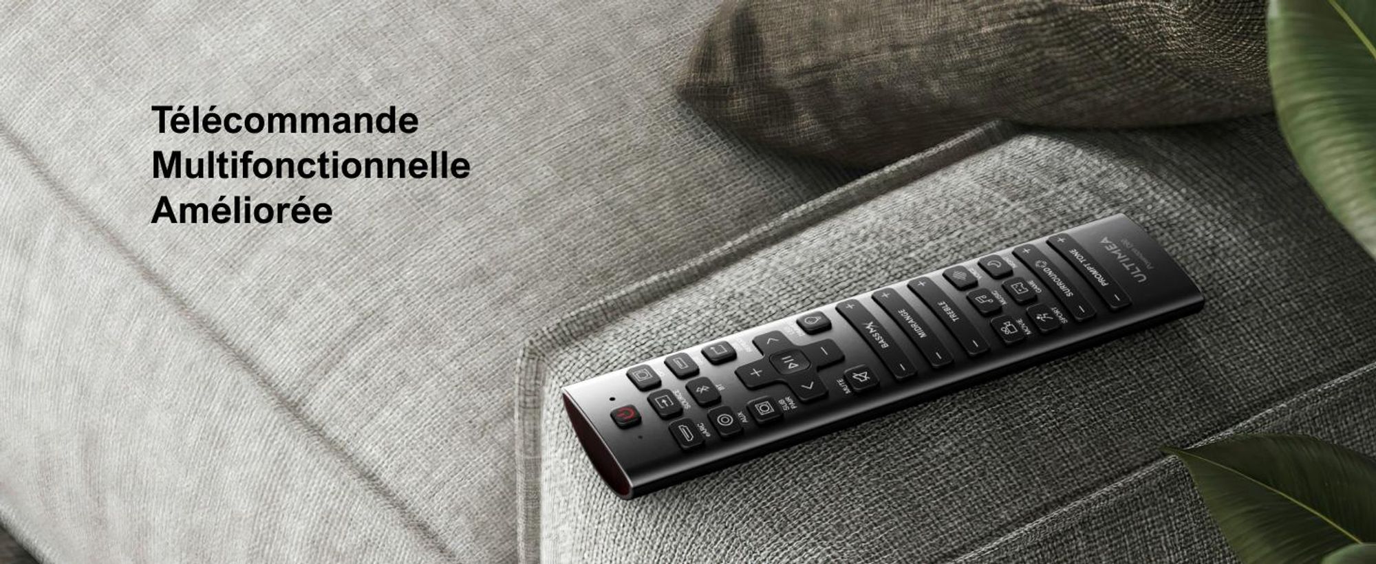 Barre de son ULTIMEA 7.1 Dolby Atmos pour TV, Système de son surround home cinéma, Poseidon D80 Boom