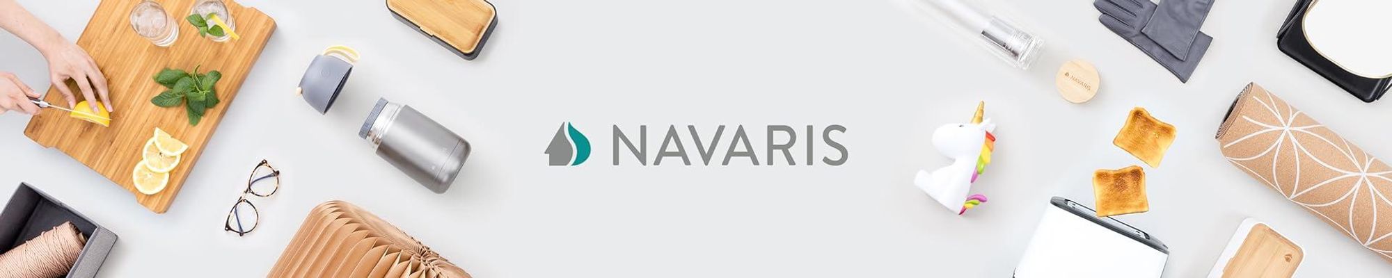 Navaris Reisewasserkocher mit 0,5 Liter - 16 x 11 x 17 cm - Mini Wasserkocher Klein mit 1100 W für die Reise, Camping, Wohnwagen oder Unterwegs - mit