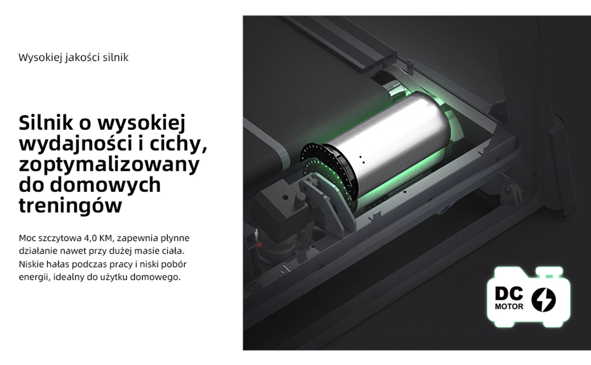 JASPORT L3 bieżnia elektryczna do domu, składana, do 20 km/h, nachylenie elektryczne 18%, silnik DC 4,0 HP, 60 programów, Bluetooth, do 120 kg