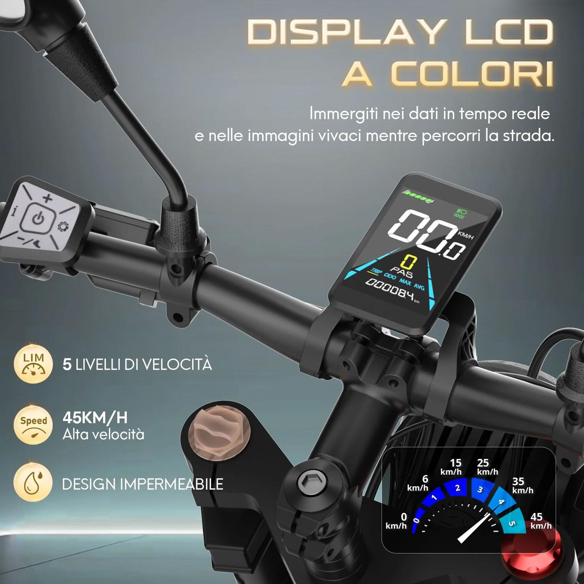 FAFREES F20 Ultra E-bike (Omologazione UE L1e-B) - Batteria 48V25AH Freni meccanici 20 Pollici Pneumatici - Verde