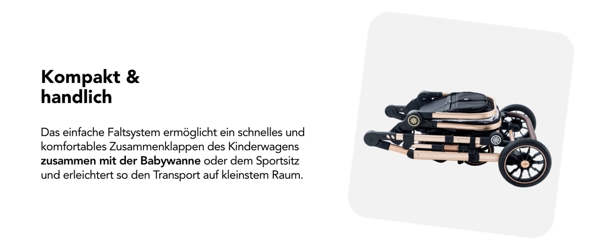 Daliya® NEOMOVE 3in1 Kinderwagen, mit i-Size Babyschale & Buggy, Alu-Rahmen Reisekinderwagen, Kombikinderwagen mit großen Einkaufskorb, komfortabel