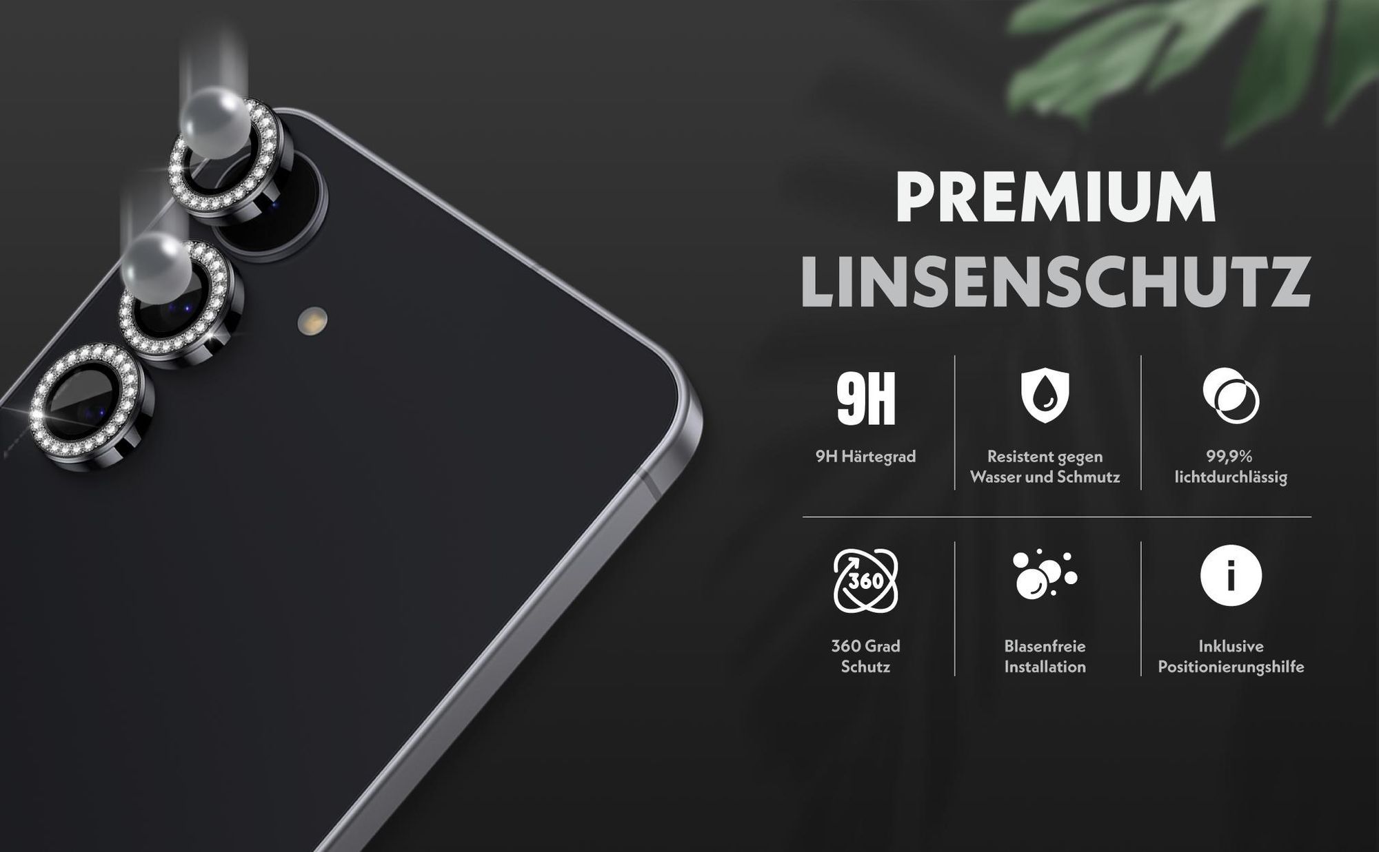 Linsenschutz einzeln für Samsung Galaxy S25+ in vielen Farben