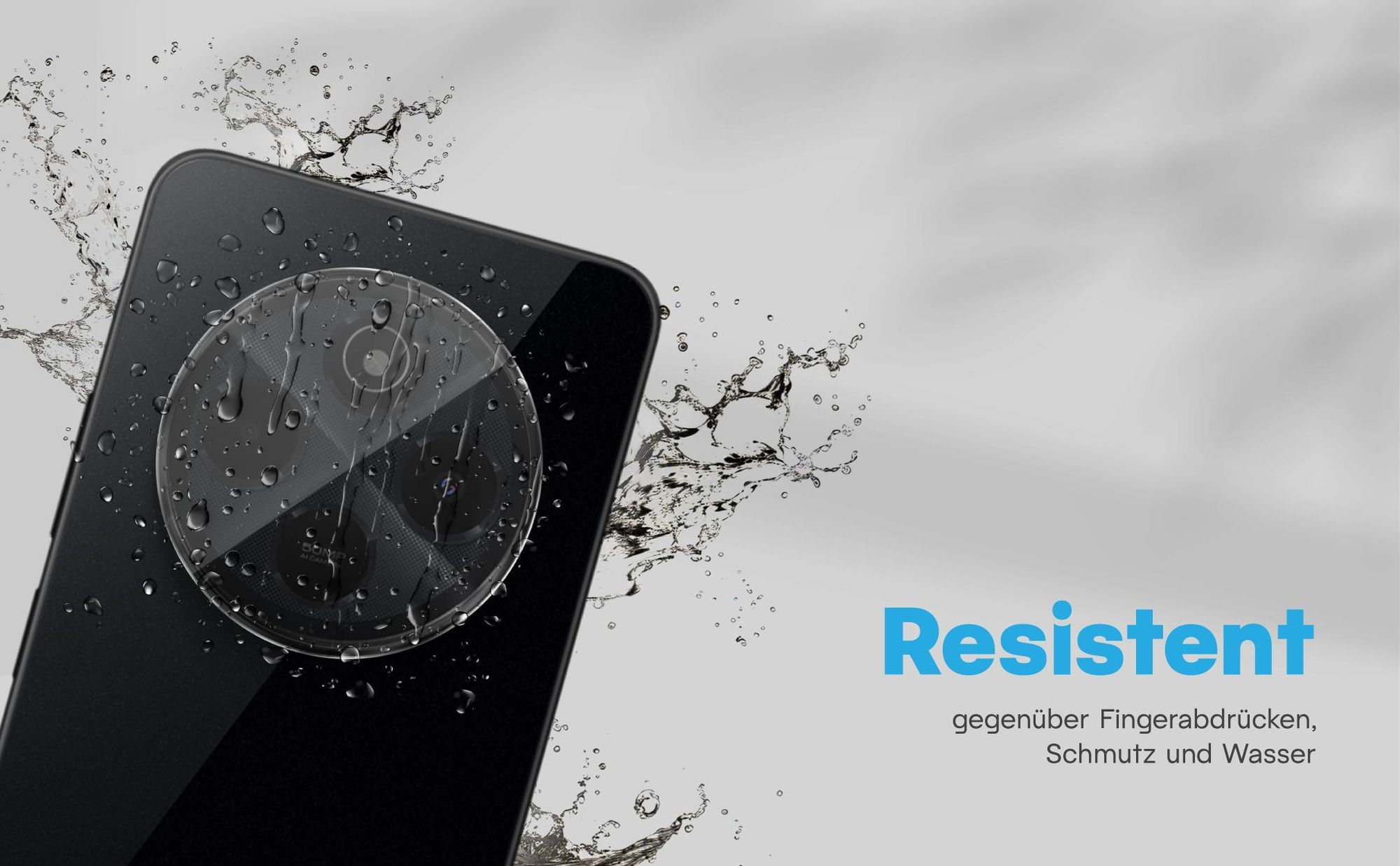 Zweierpack Kameragläser für Xiaomi Redmi 14C - Resistent gegen Fingerabdrücke