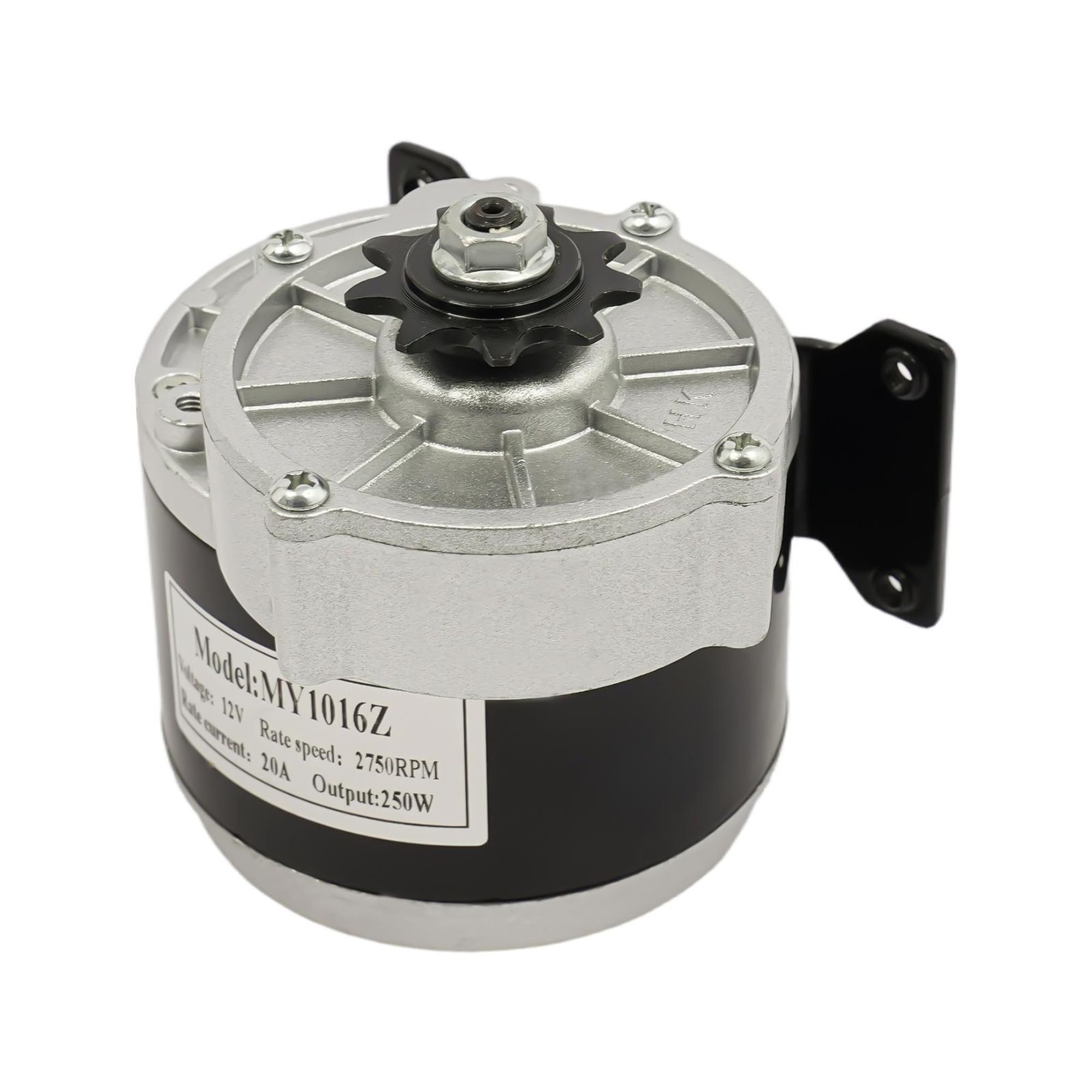 Elektromotor mit Getriebeuntersetzung, Elektrofahrradmotor mit Bürsten, DC-Motor mit Bürsten