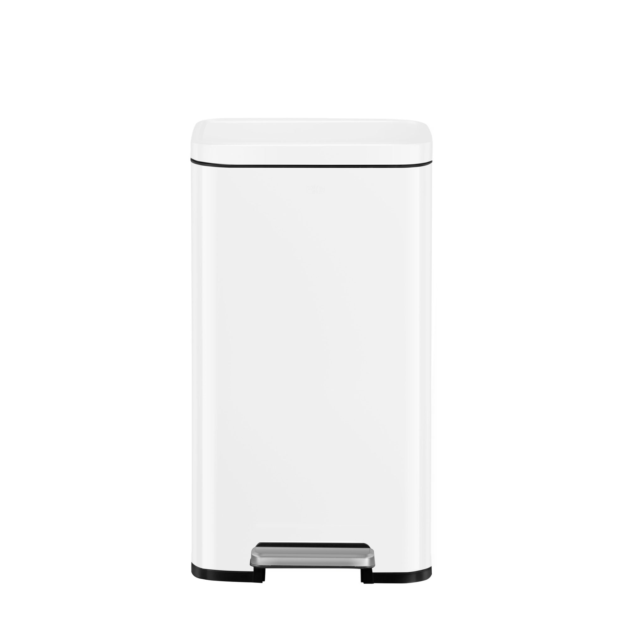 EKO - Madison Treteimer 30 Liter - Stainless Steel Plastic - Matt Weiß