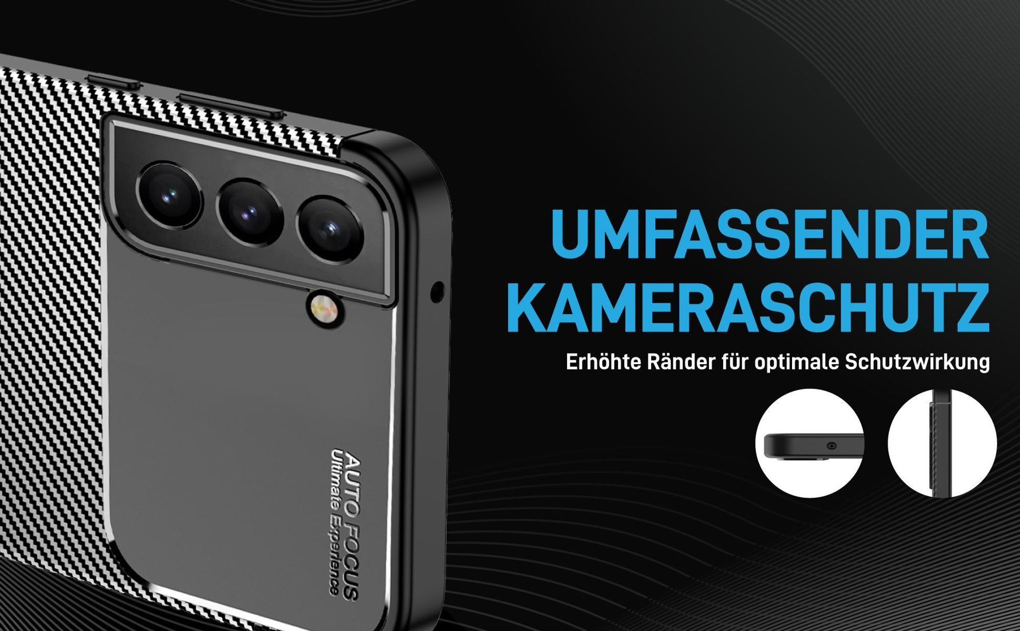 Stoßfestes Handy Case mit Kameraschutz für Samsung Galaxy S22