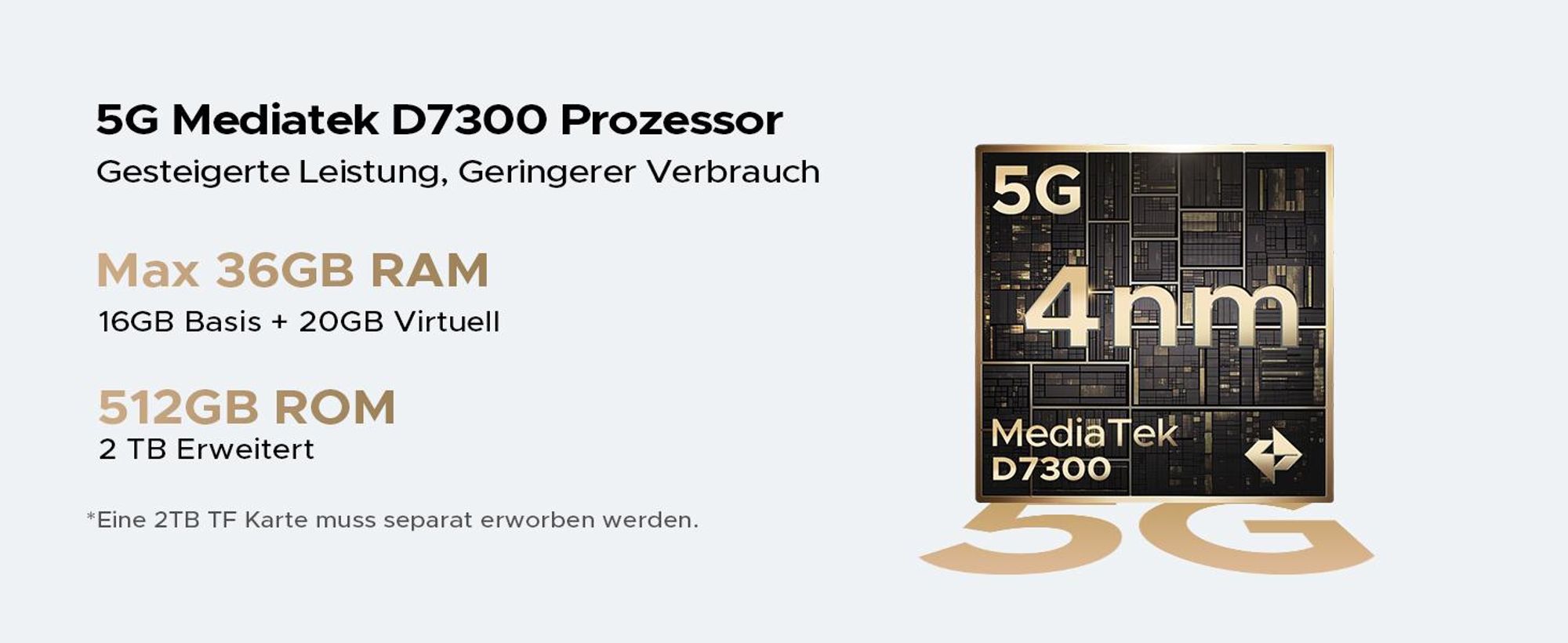 DOOGEE V Max LR Outdoor Smartphone Handy, 5G, IP68/IP69K, 6,78" 120Hz, 20500mAh, 36+512GB, 200MP,NFC, Fingerabdruck, ohne Vertrag
