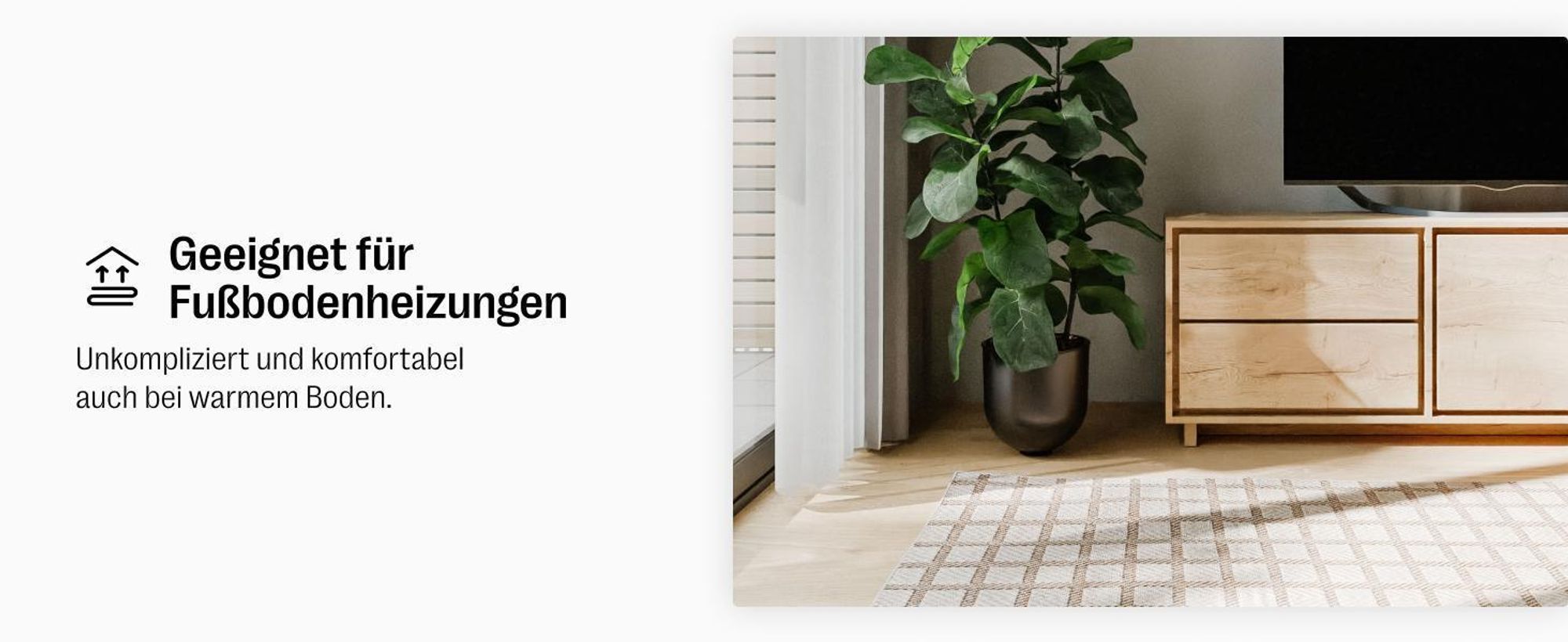benuta In- & Outdoor Teppich Kaleo Creme/Beige 200x300 cm Teppich Wohnzimmer Outdoorteppich Rechteckig Muster Modern Kurzflor Skandinavisch