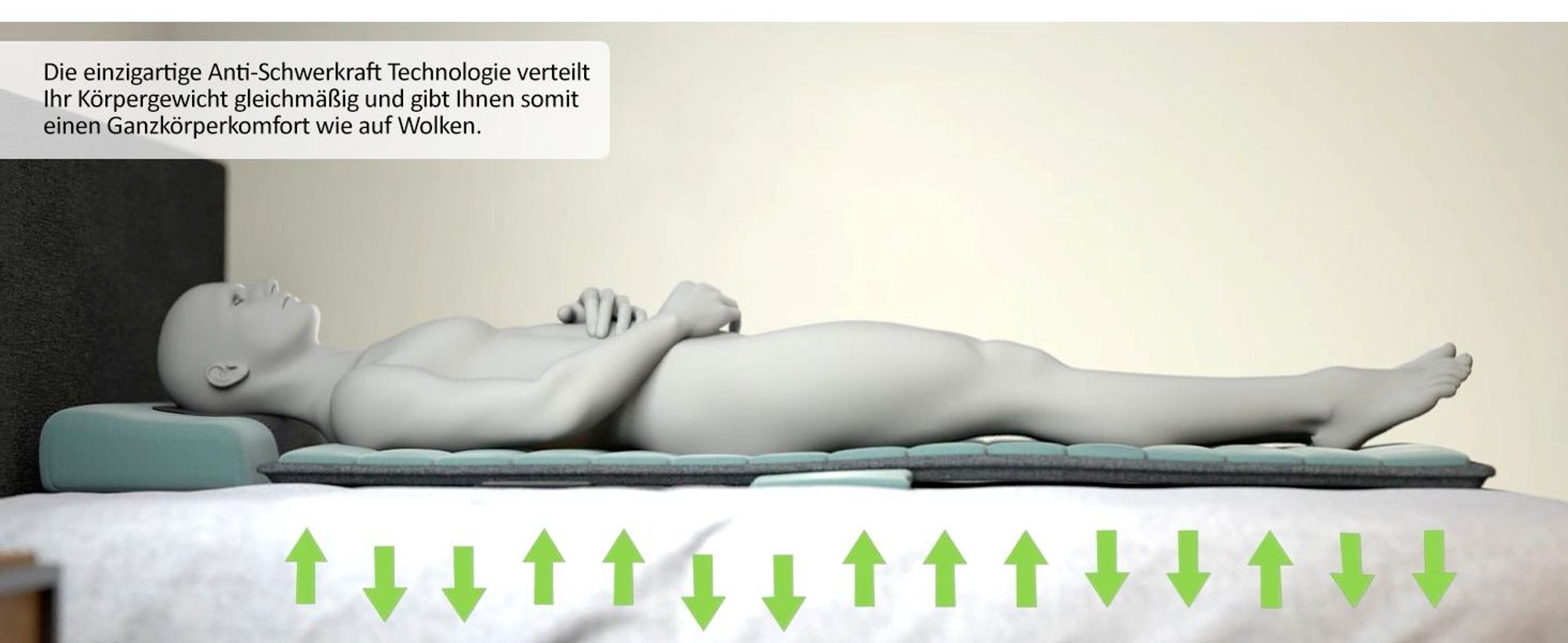 AJIEQAQ Premium Ganzkörper Massagematte mit Wärmefunktion, 10 Vibrationsmotoren & Shiatsu Nackenmassage, Elektrische Massageauflage, 190x65 cm