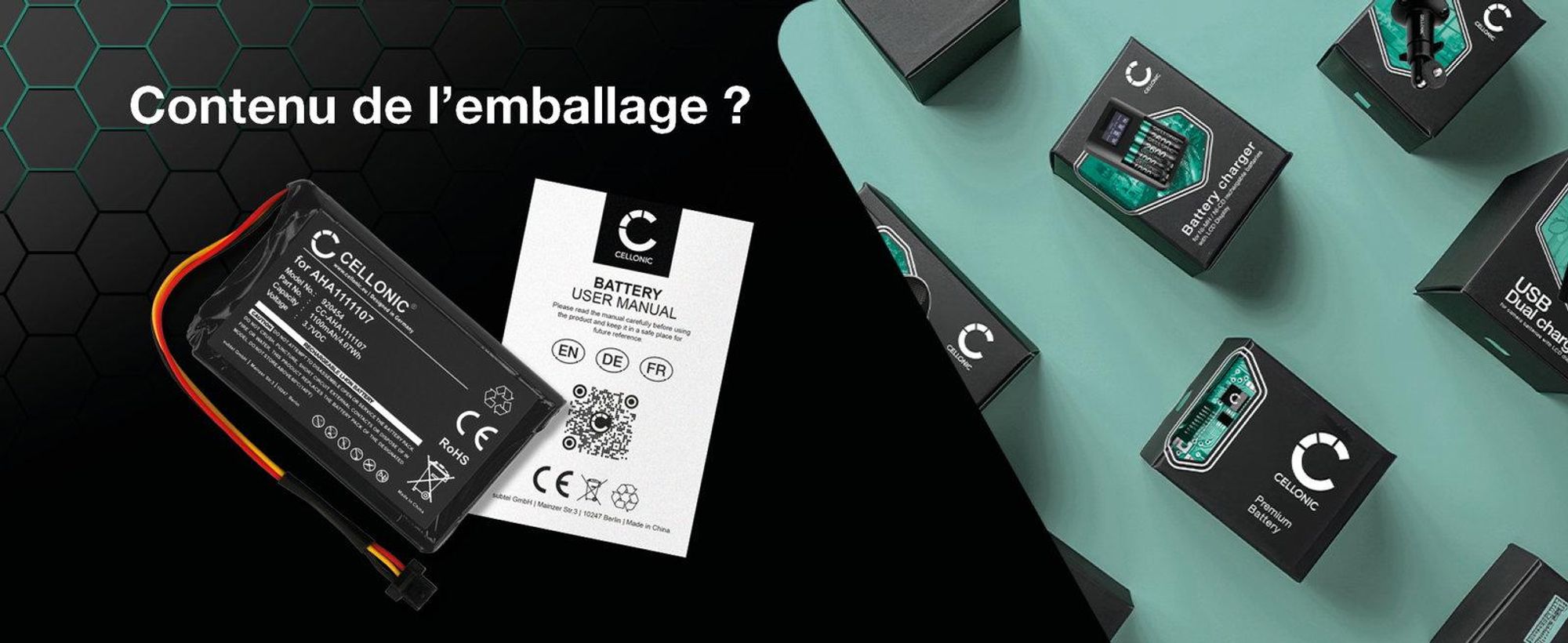 CELLONIC 1x Batterie pour GPS / Navigation Compatible avec TomTom Go 600, Go 610, NAVIGATOR 6, AHA11111010 - (1100mAh, 3.7V)