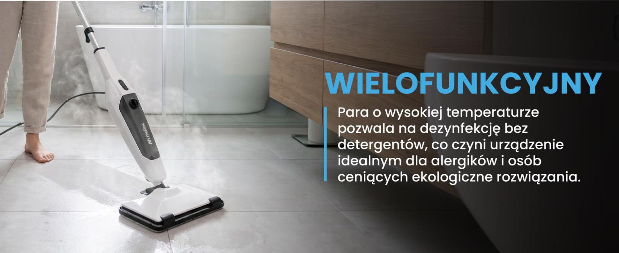 Odkurzacz parowy wielofunkcyjny 2000w mop do podłóg tapicerki z akcesoriami
