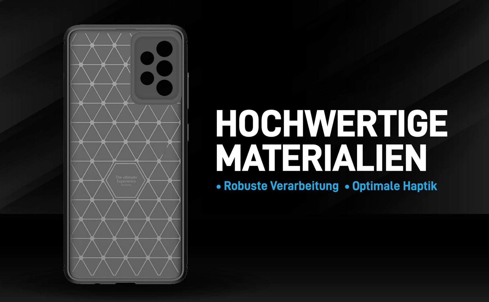 Handyhülle für das Samsung Galaxy A53 5G im Carbon Look