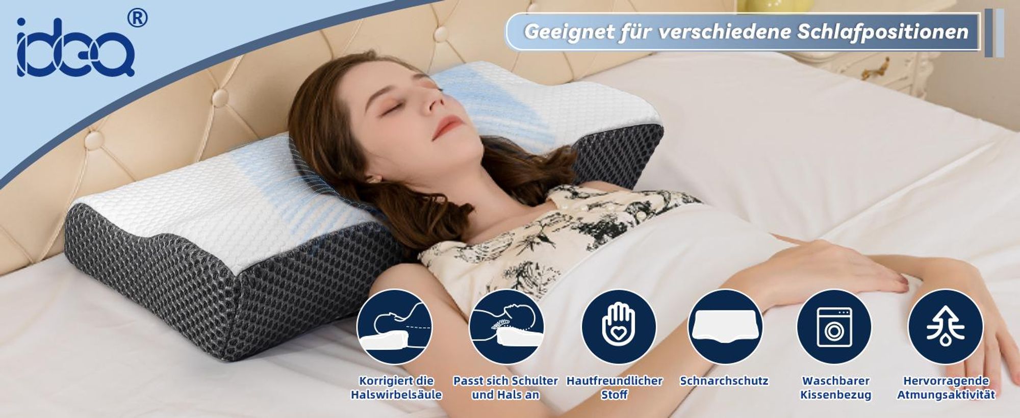 Guter Schlaf beginnt mit einem guten Kissen