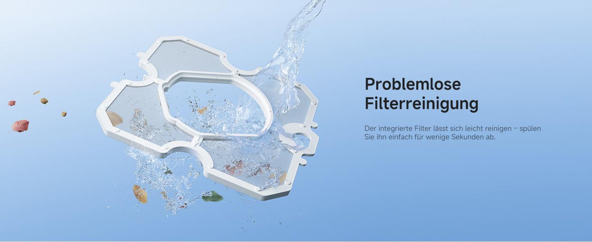 MOVA Diver R10 Poolroboter kabellos, 5700 l/h Saugleistung, 120 Min Laufzeit, automatisches Parken, für oberirdische Pools bis 80 m²