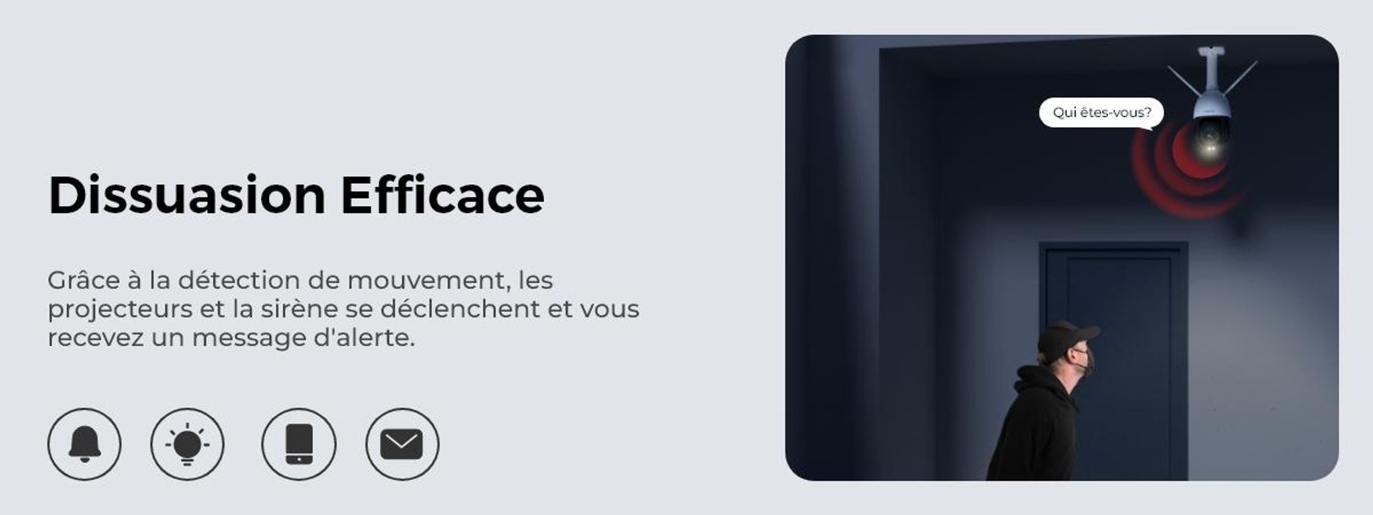 Reolink RLC-823S1W, Caméra de surveillance 4K 8MP bibande WiFi 6 PTZ, Couverture 360°, Détection intelligente, Auto-tracking, Zoom optique 5X, Vision nocturne couleur