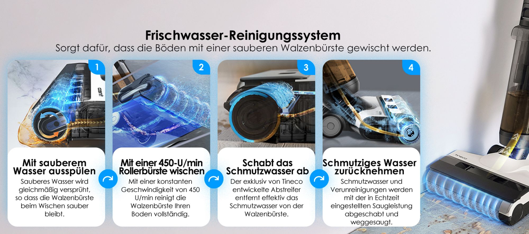 Frischwasser-Reiniung