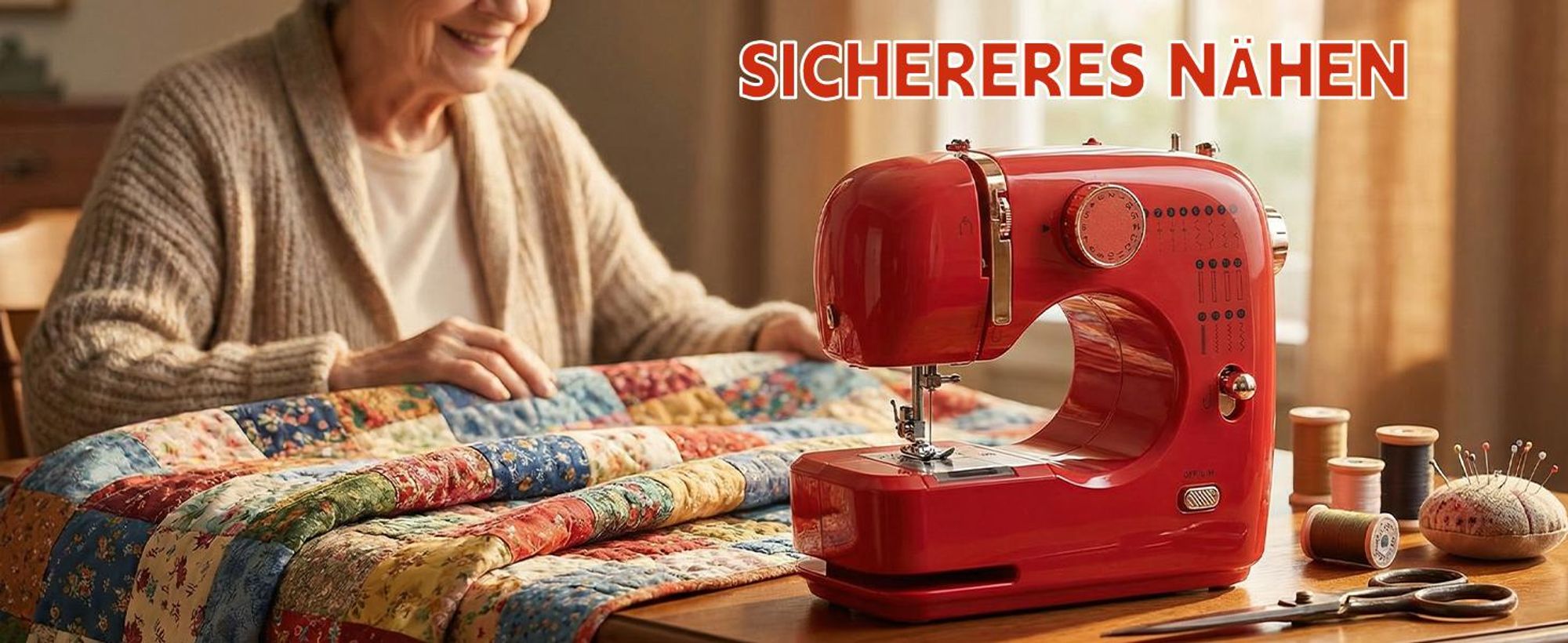 Einfache Nähmaschine für Anfänger mit 16 Stichen, Twin-Nadel, Rückwärtsnähen, automatischem Spulen, Fußpedale, Tragbare Elektrische Nähmaschinen