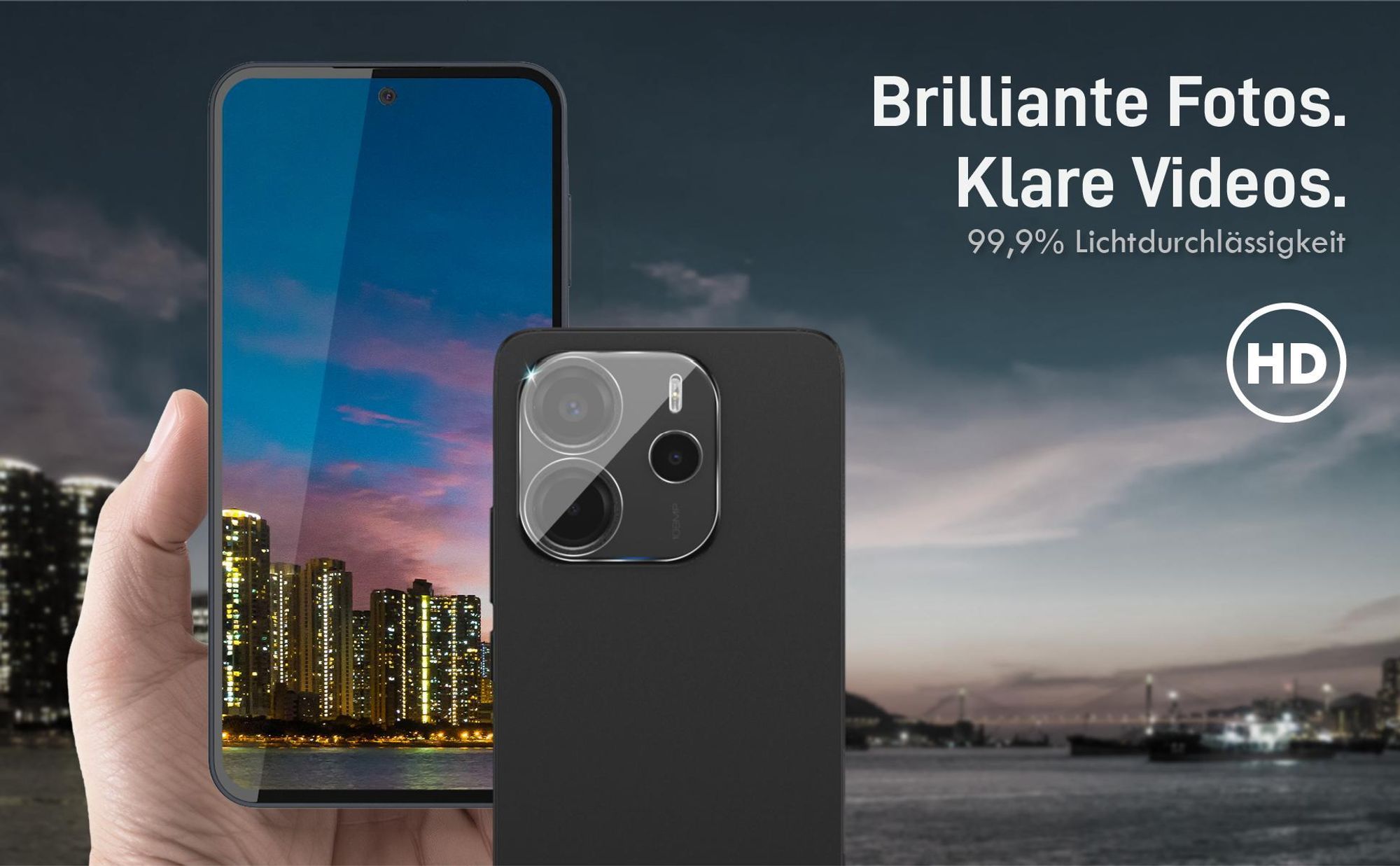 Brilliante Bildqualität mit dem Xiaomi Redmi Note 14 dank 99,9% Lichtdurchlässigkeit