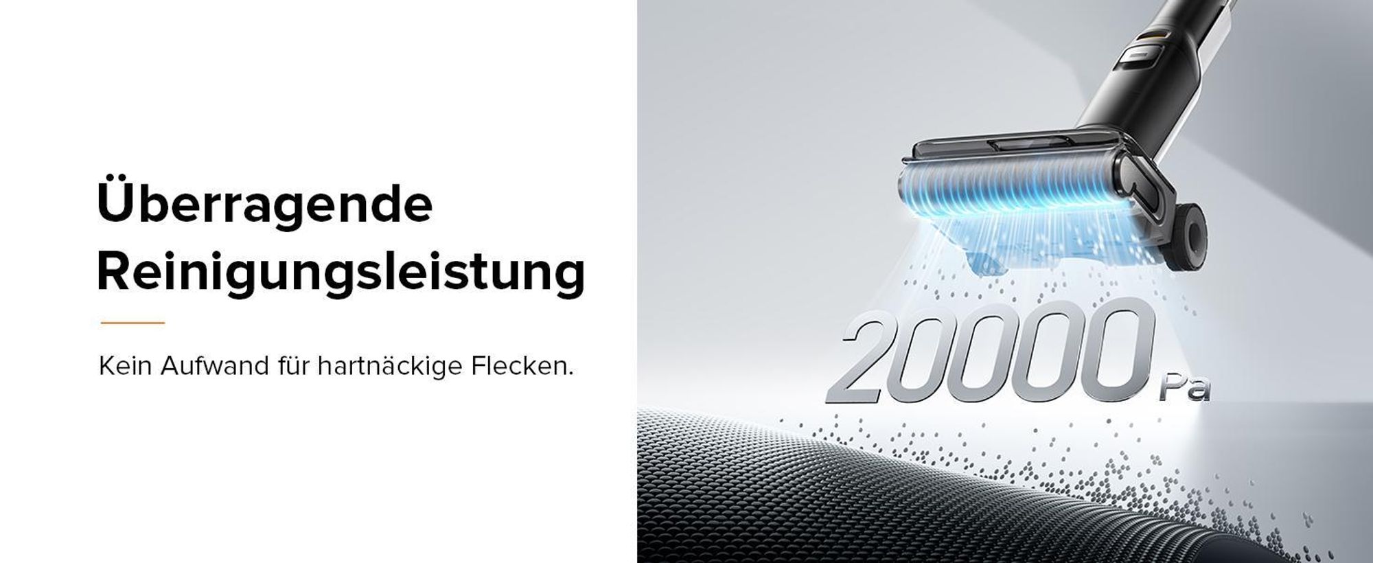 Roborock F25 ALT Nass-Trocken-Sauger 20.000 Pa mit KI-unterstützten Rädern, Hochtemperatur-Selbstreinigung & Heißluft-Trocknung (90°C)