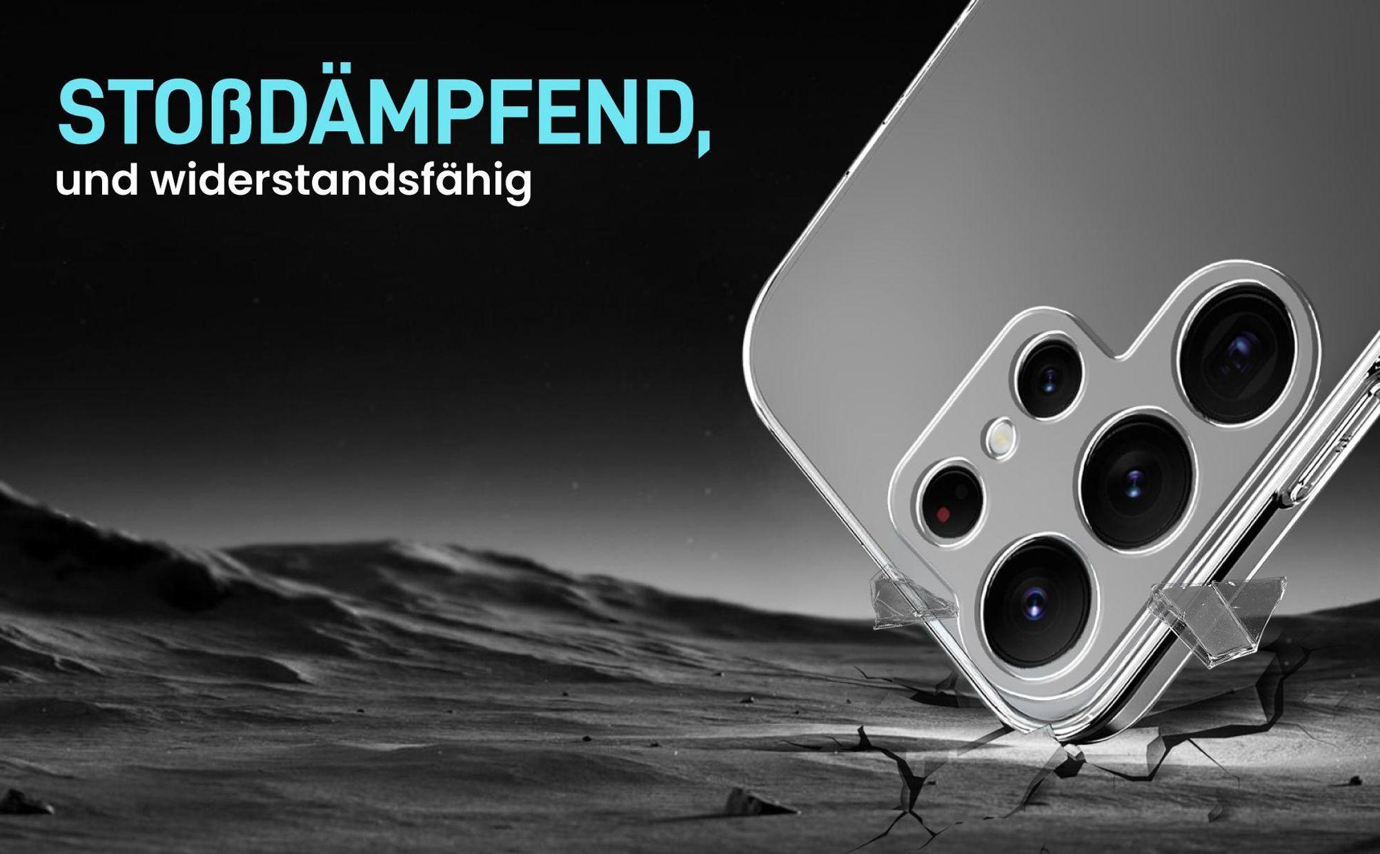 Backcover für Samsung Galaxy S23 Ultra - unterstützt kabelloses Laden auch mit Hülle