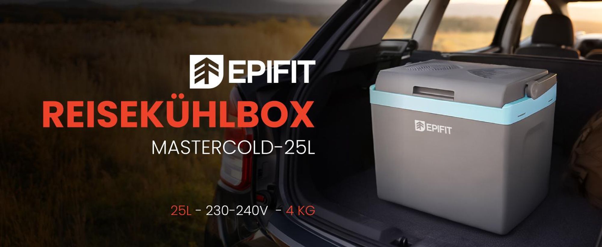 Mobiler Kühlschrank 25L mit Kühl- und Warmhaltefunktion bis 65°