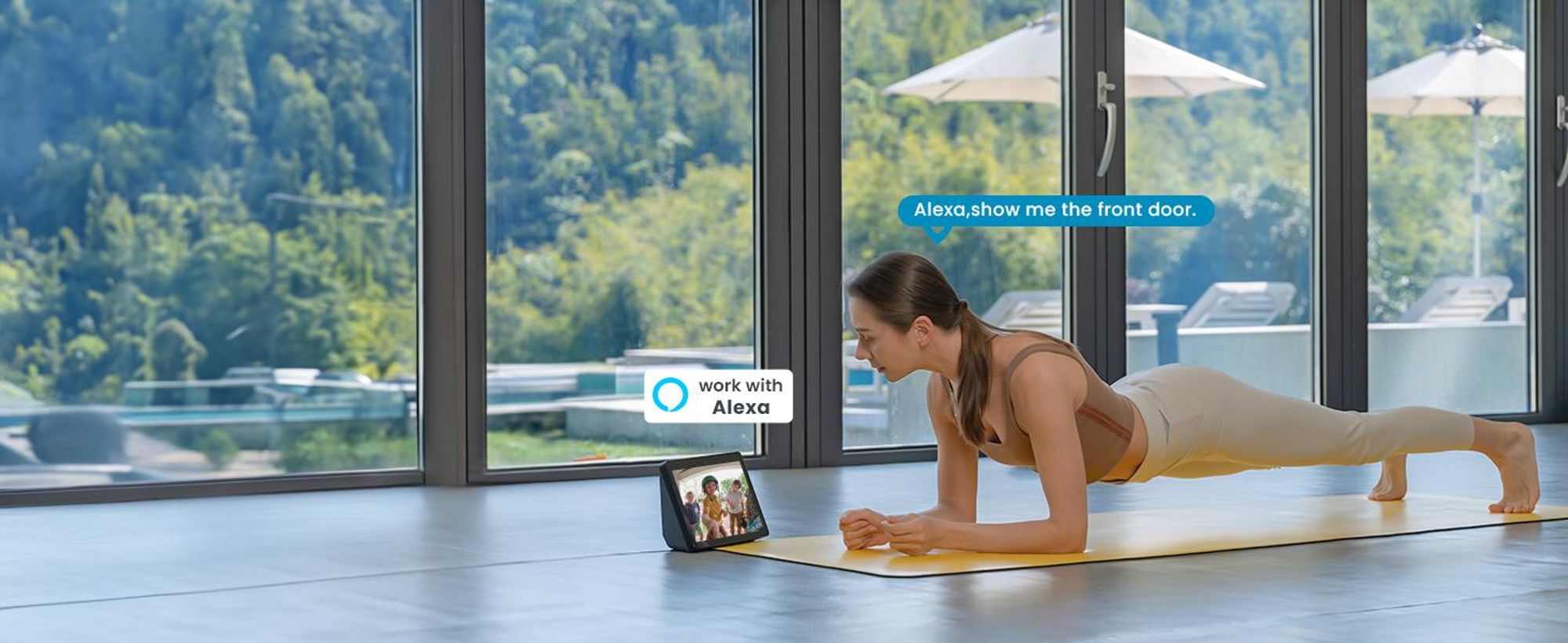 ieGeek WLAN Video Türklingel mit Kamera 1080P HD Kabellose Video Doorbell mit Gong, Smarte Türklingel mit Akku, PIR, Nachtsicht, 2-Wege-Audio, + 32GB