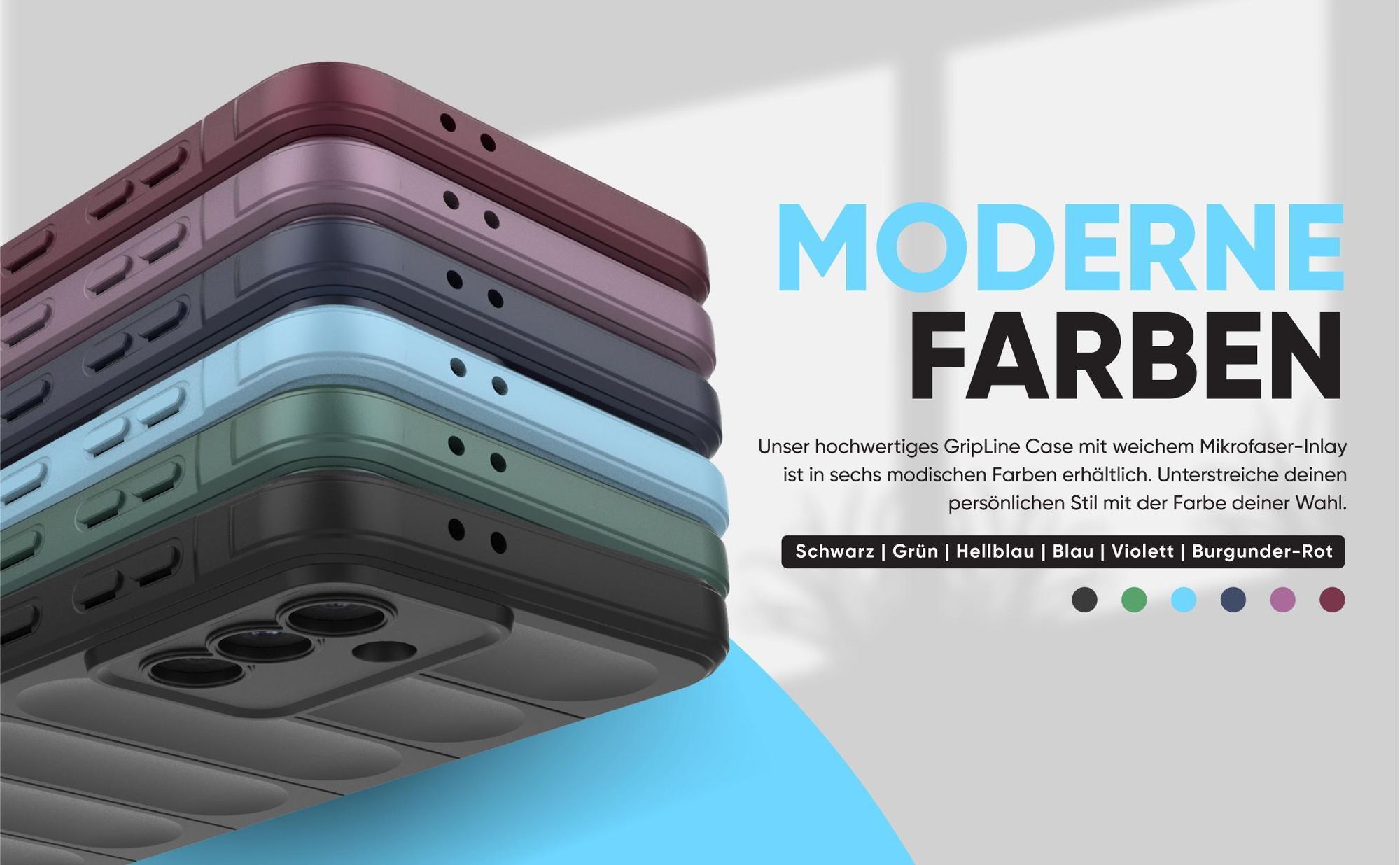 Handyhülle für das Samsung Galaxy A36 5G - verschiedene Farben und modernes Design
