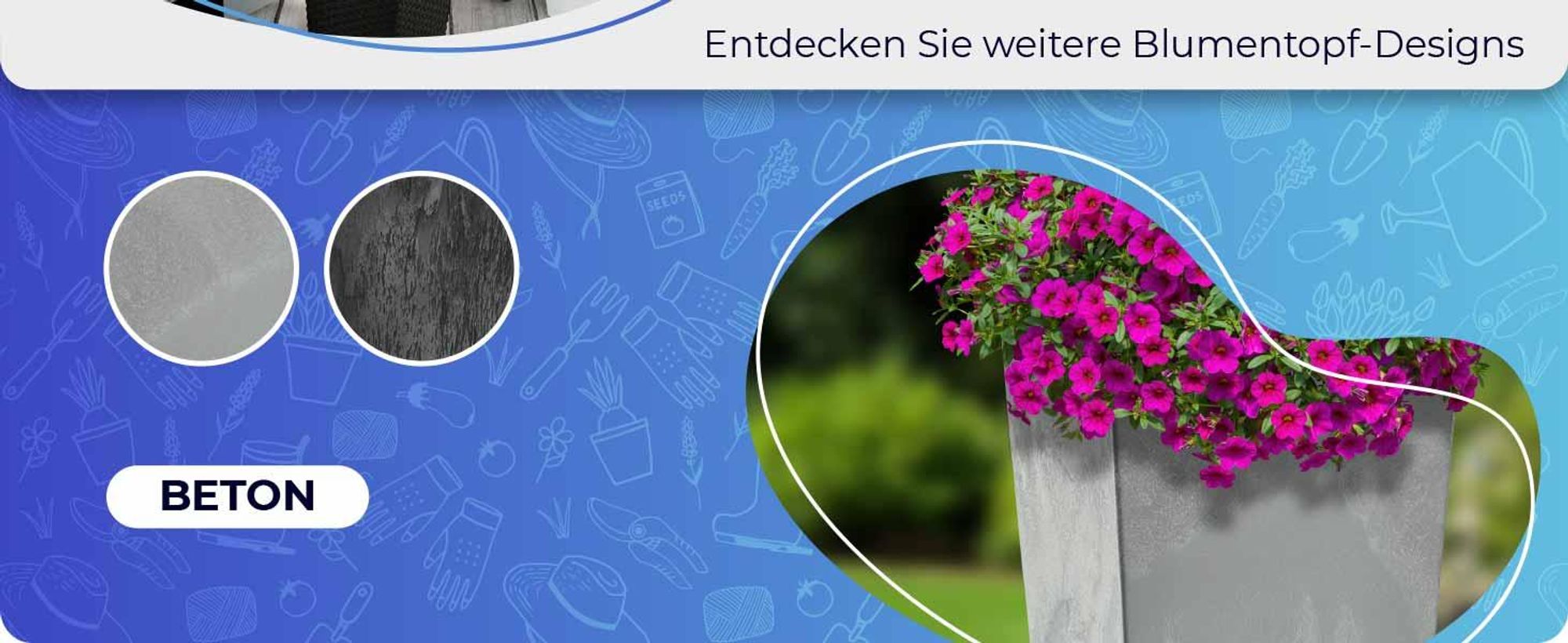 KADAX Blumentopf Set, Blumenkübel aus Kunststoff "Tuluza", Innen- und Außenbereich, Mokka, 3er Set XL
