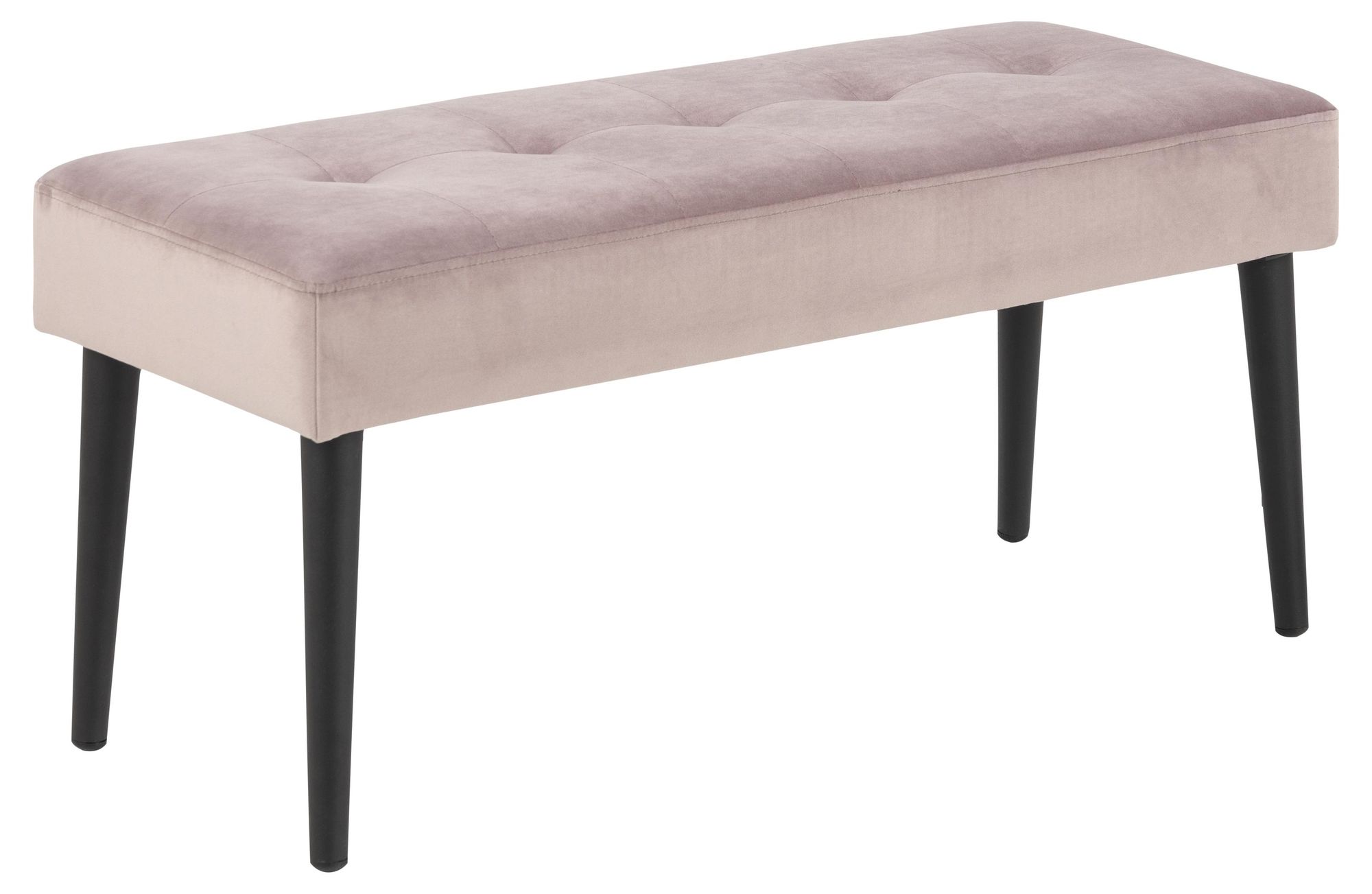 Polsterbank Glory dusty rose – Polsterbank mit robustem Stahlgestell und pflegeleichtem Stoffbezug