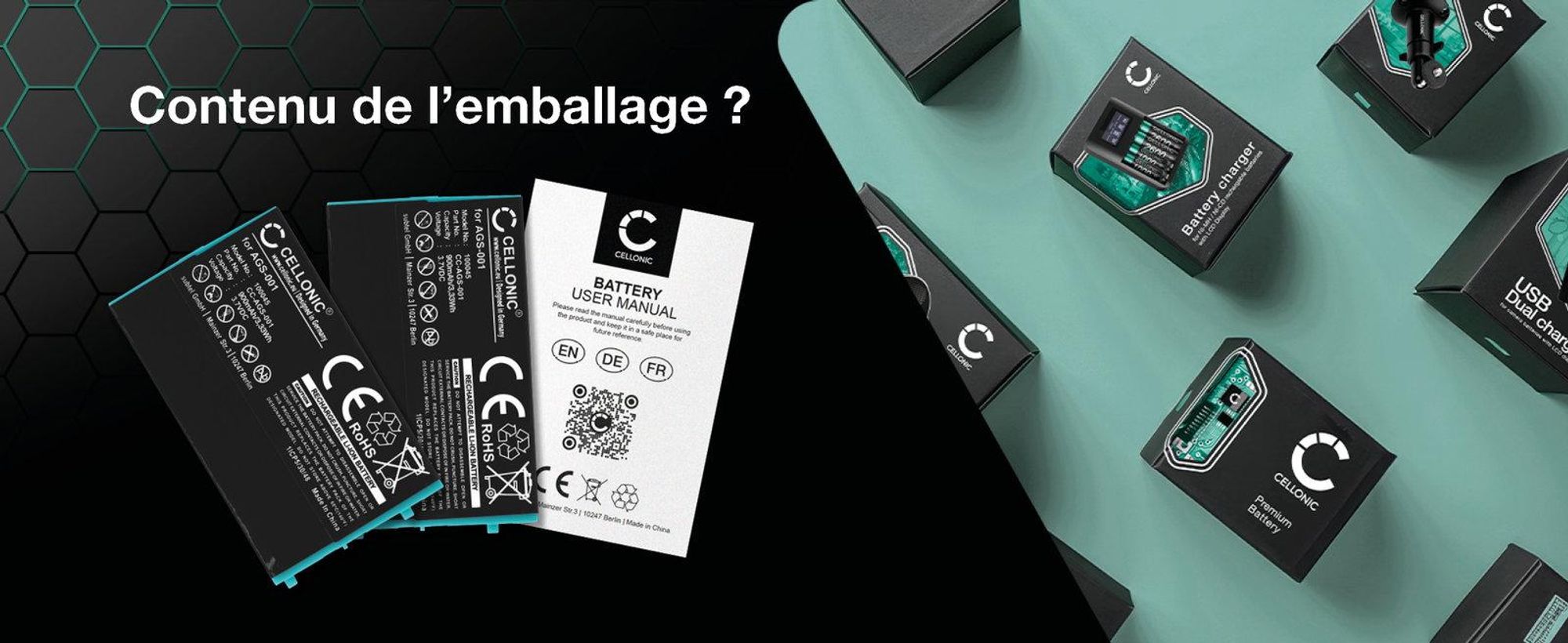 CELLONIC 2x Batterie pour Console de jeux Compatible avec Nintendo Gameboy Advance SP, AGS-001 - (900mAh, 3.7V)