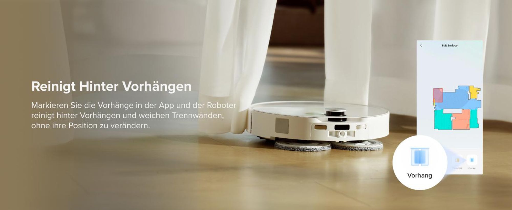 Roborock Saros 20 Neo Set Saugroboter mit Wischfunktion, 36.000 Pa, Dual Zero-Tangle-System, FlexiArm Technologie 100°C Heißwasser-Moppwäsche, Weiß