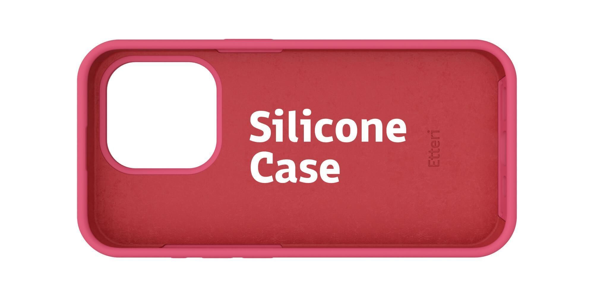 Etteri Housse en silicone pour Samsung Galaxy S24 Plus Cover noir