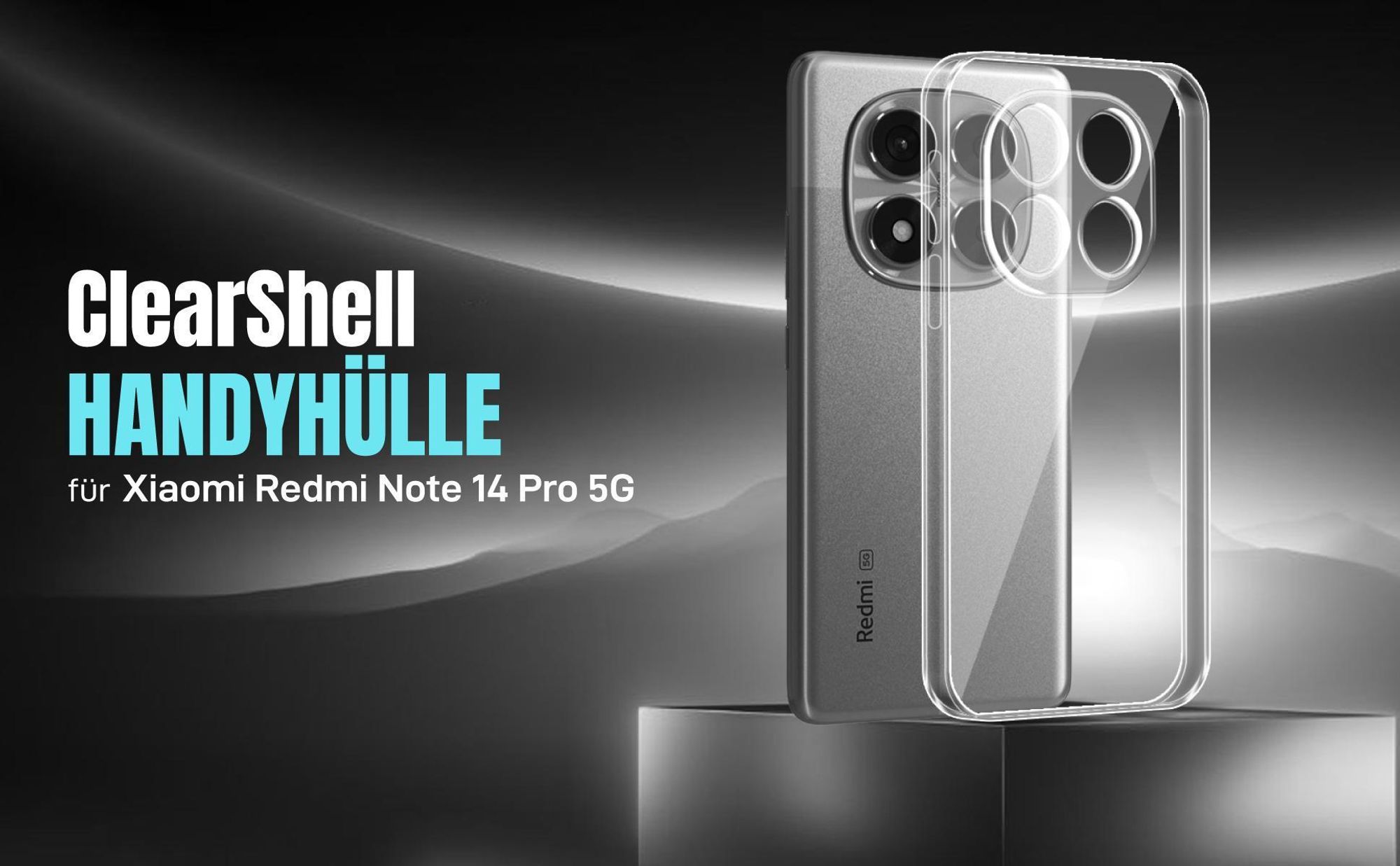 Transparente TPU Handyhülle mit optimiertem Schutz für Xiaomi Redmi Note 14 Pro 5G