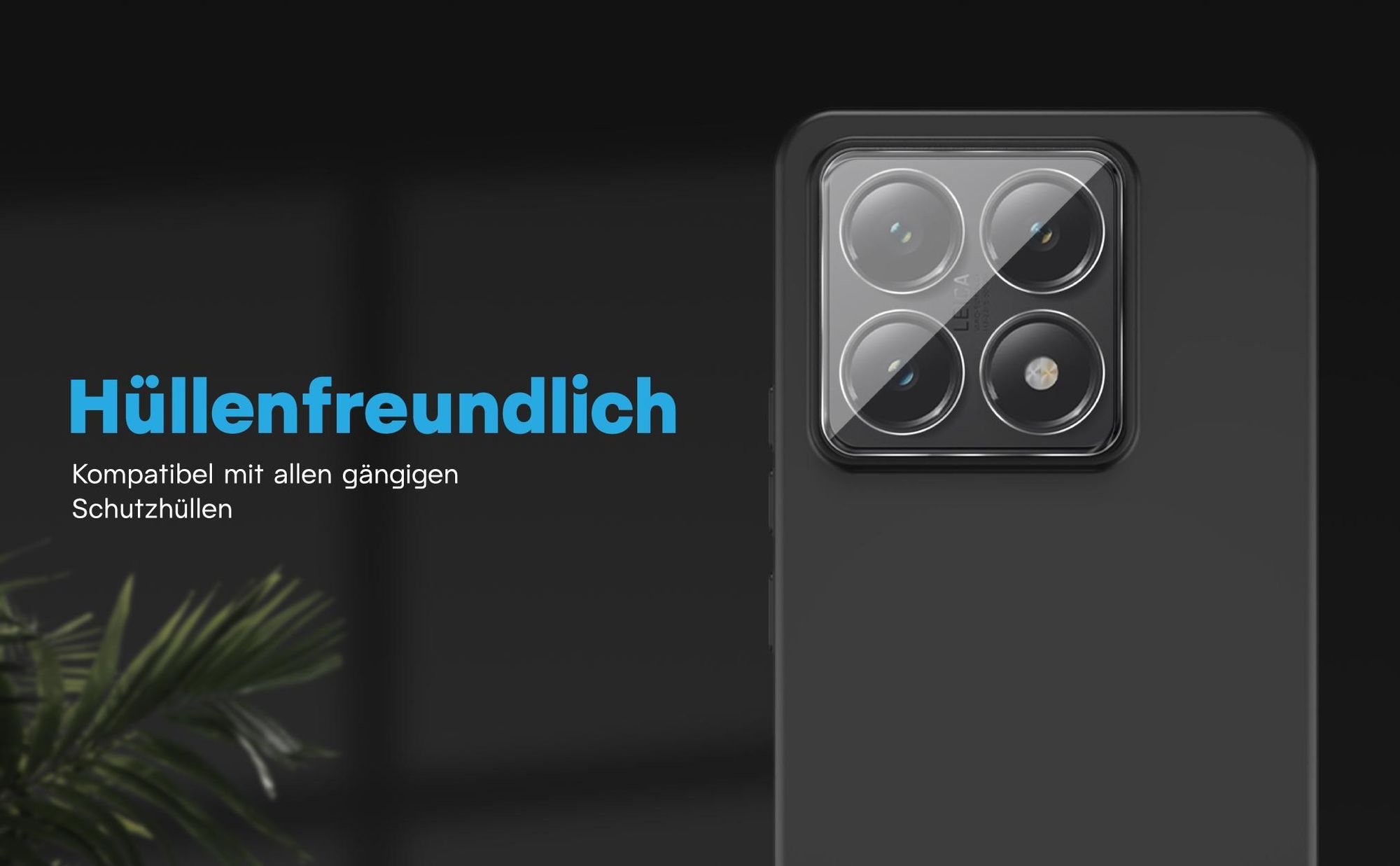 Kamera Schutzglas für Xiaomi 14T Pro 5G kompatibel mit allen gängigen Hüllen