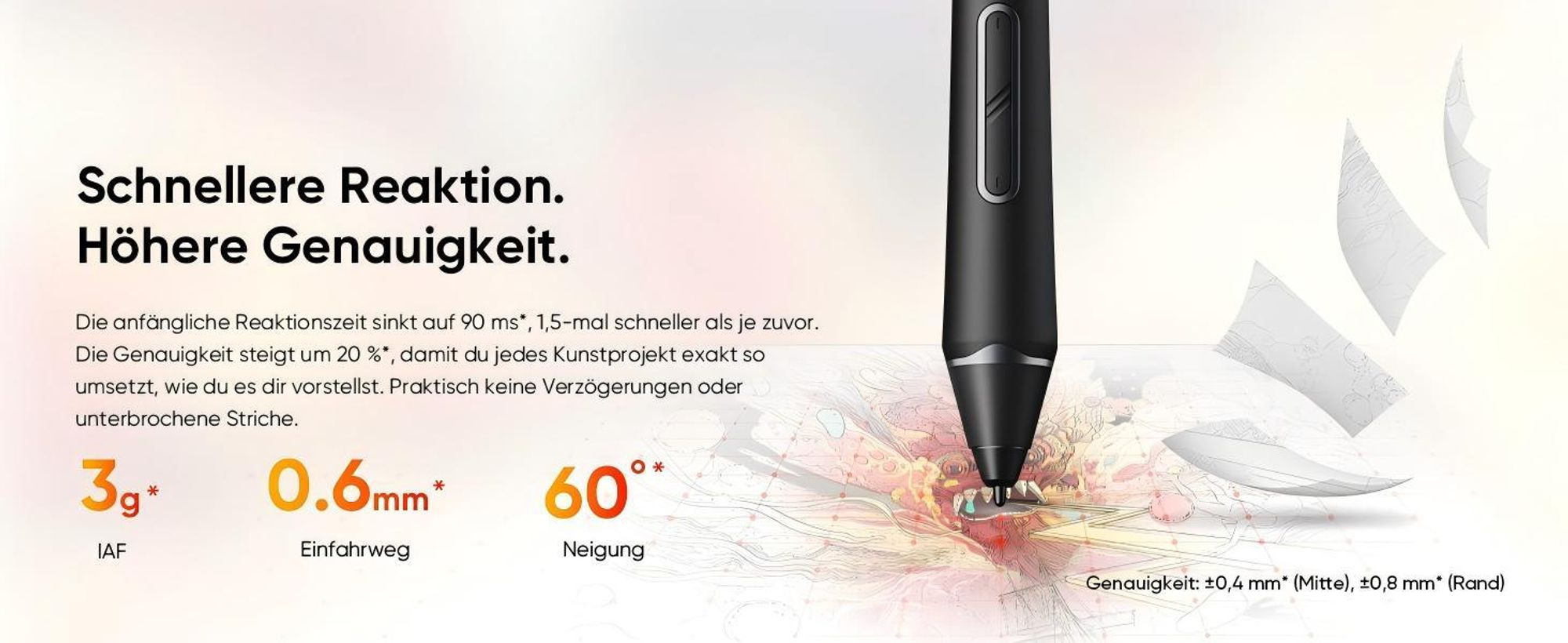 XPPen Artist 14 Pro (2nd Gen) Grafikdisplay, mit 16K X3 PRO Stift,für Bild- und Videobearbeitung