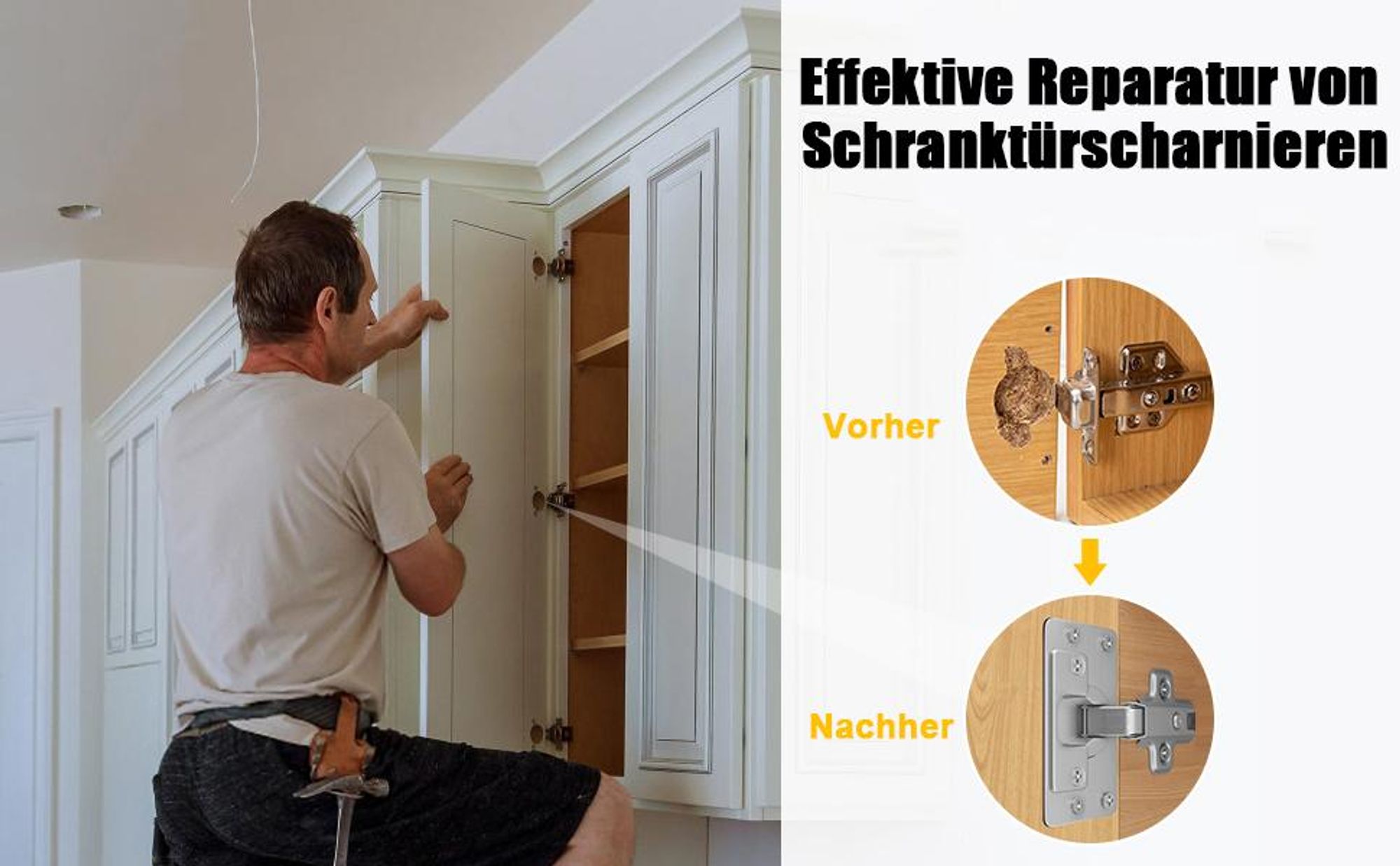 Scharnier, Türscharniere, Reparaturplatte, Möbelscharnier, für Geeignet, Möbel, Schublade, Fenster