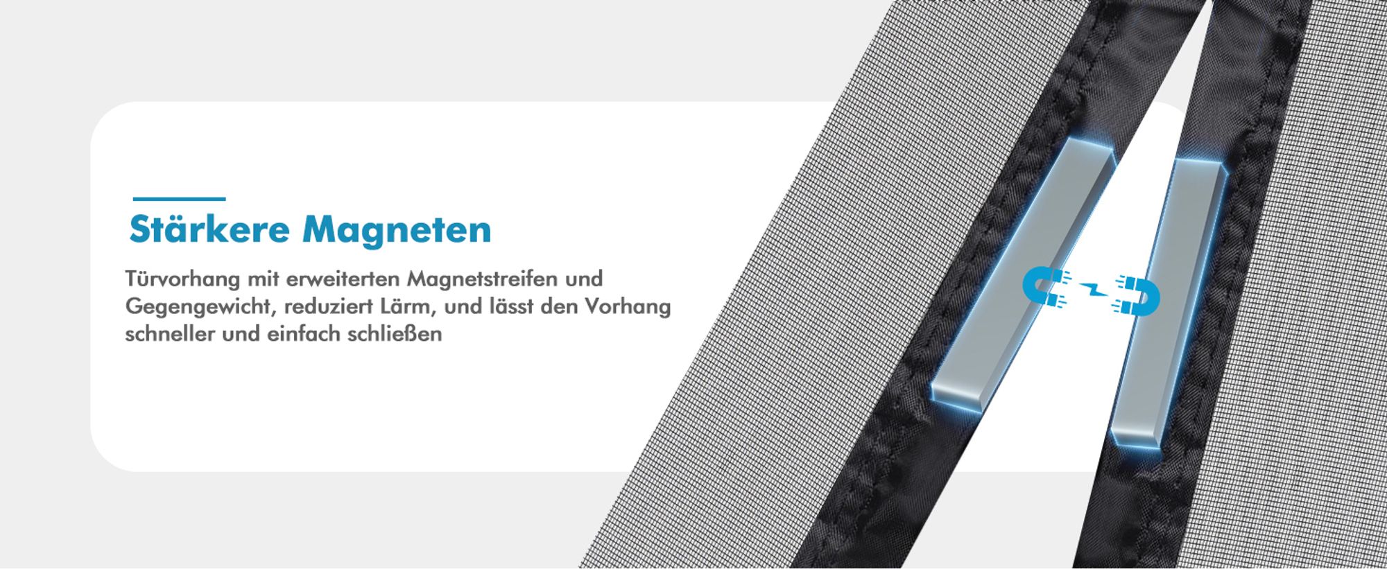 Sekey Magnet Insektenschutz 200x240cm,Flexible Breite,Zuschneidbares Fliegengitter Balkontür & Terrassentür,Kinderleichte Klebemontage Ohne Bohren