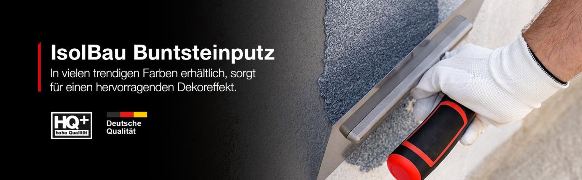 Isolbau - Buntsteinputz für Außen und Innen (Anthrazit) 10 kg - BP100 Mosaikputz Dekorationsputz