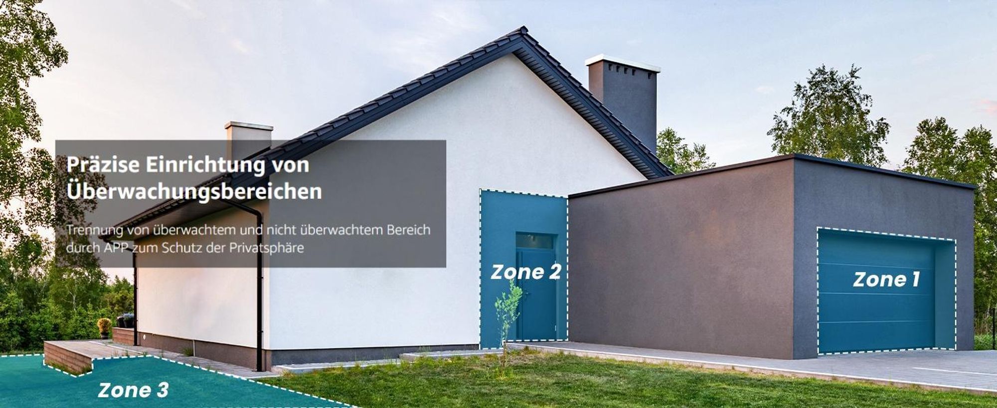 ieGeek 360° FUNK WLAN WIFI 2K IP NETZWERK CAMERA Outdoor AUßEN ÜBERWACHUNGSKAMERA