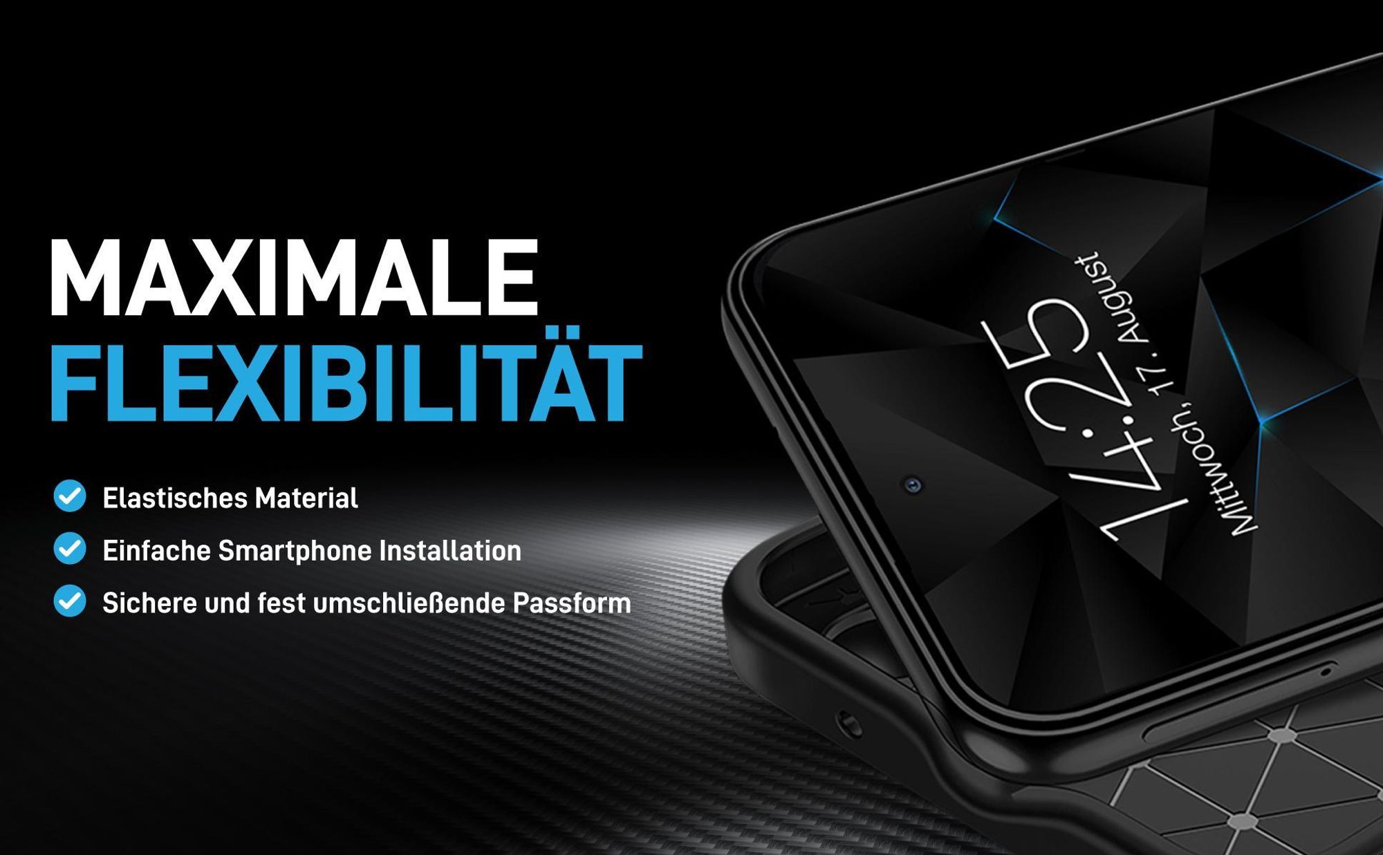 Flexbiles Smartphone Cover für Samsung Galaxy A54 5G mit perfekter Passform