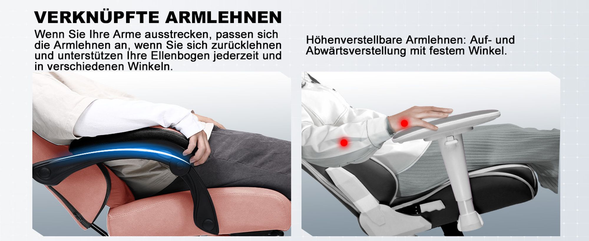 GTPLAYER Gaming Stuhl Ergonomischer Gaming Sessel Schreibtischstuhl PC Gamer Racing Stuhl mit Stoffoberfläche, Federsitzkissen mit Fußstütze orange
